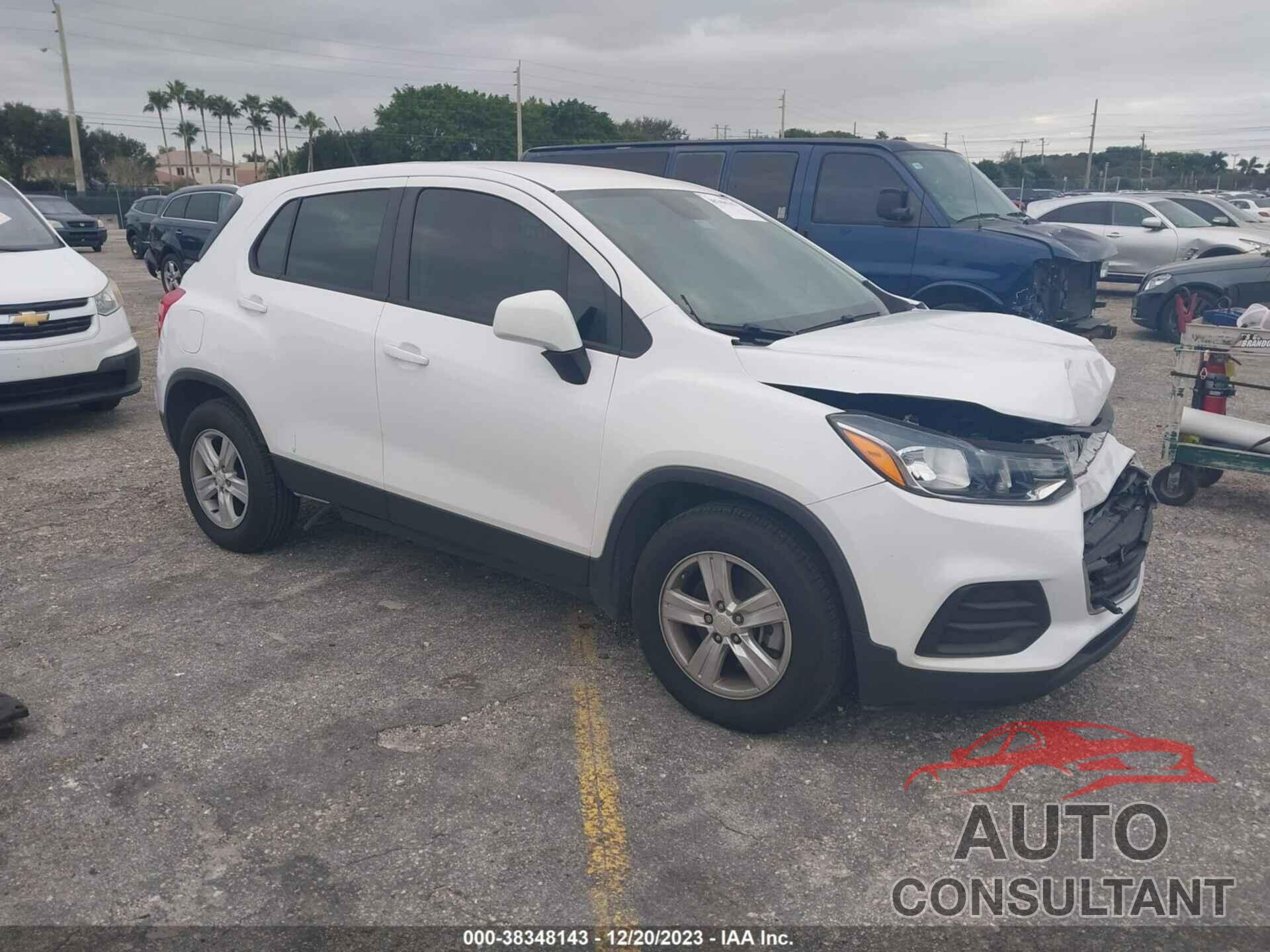 CHEVROLET TRAX 2020 - 3GNCJKSB8LL306835