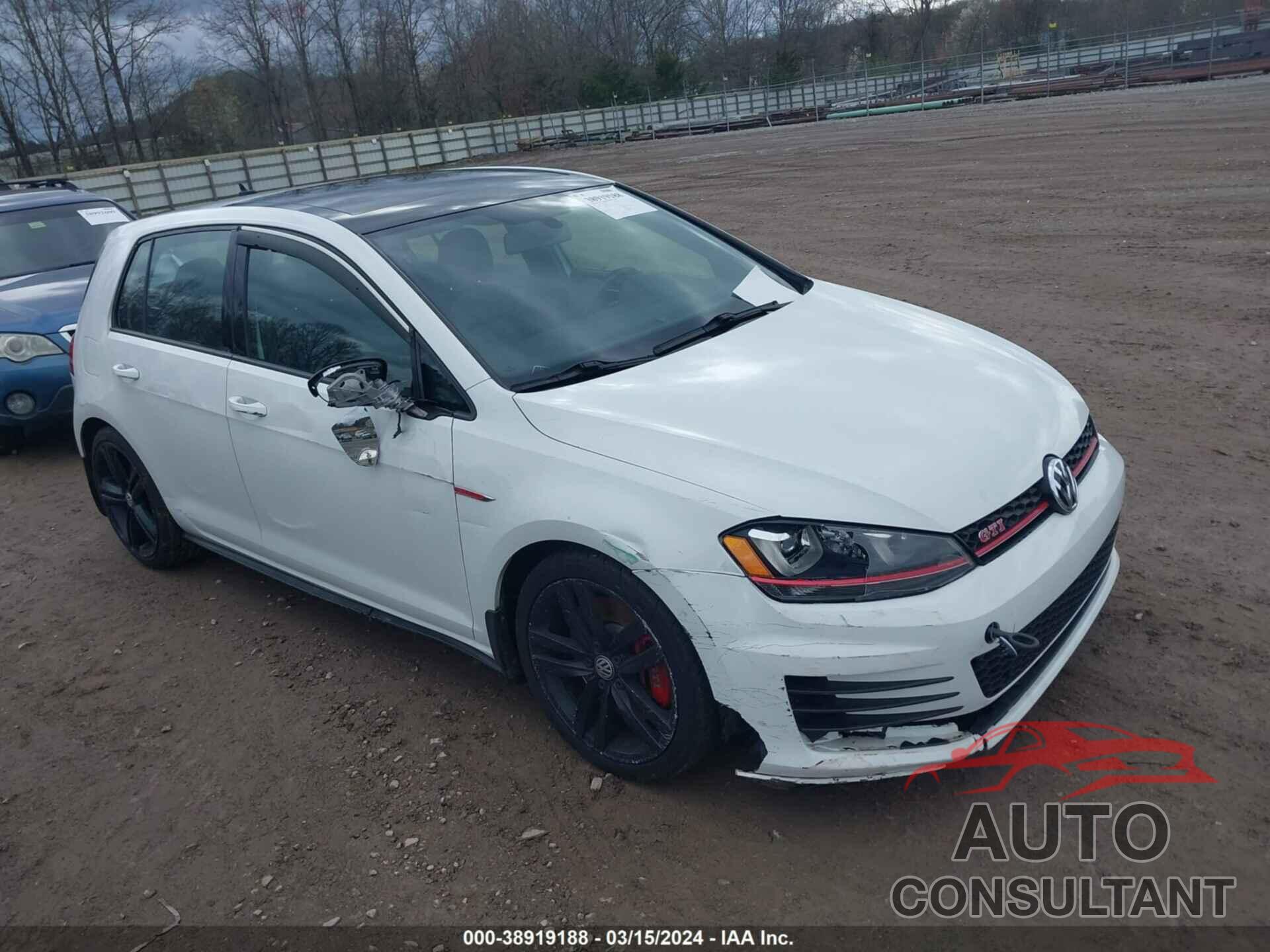VOLKSWAGEN GOLF GTI 2016 - 3VW547AU9GM039159
