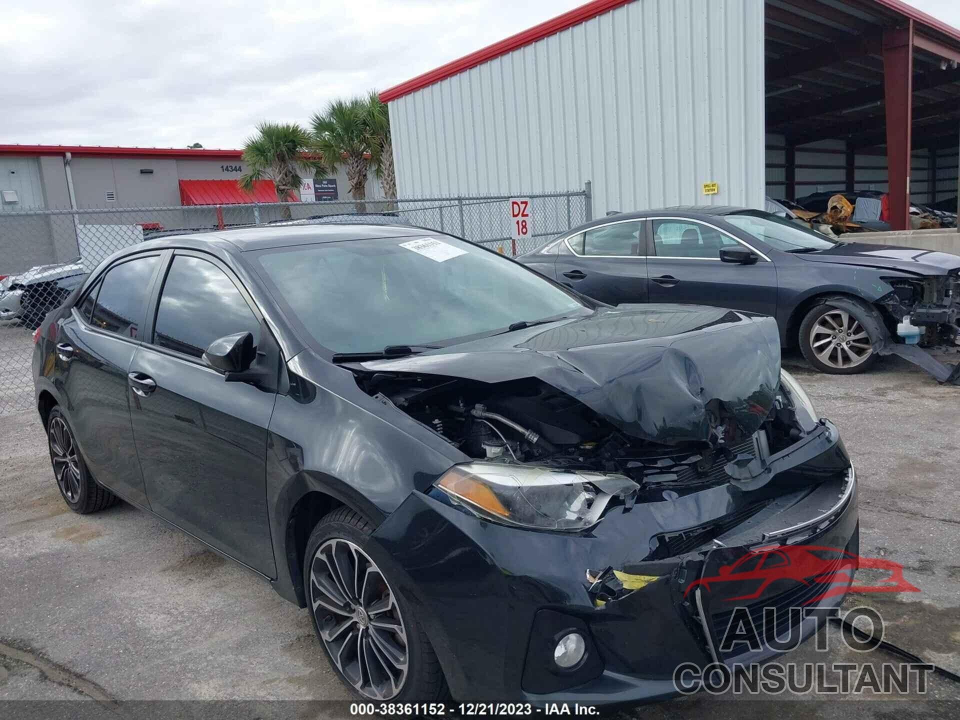 TOYOTA COROLLA 2016 - 2T1BURHE3GC574934