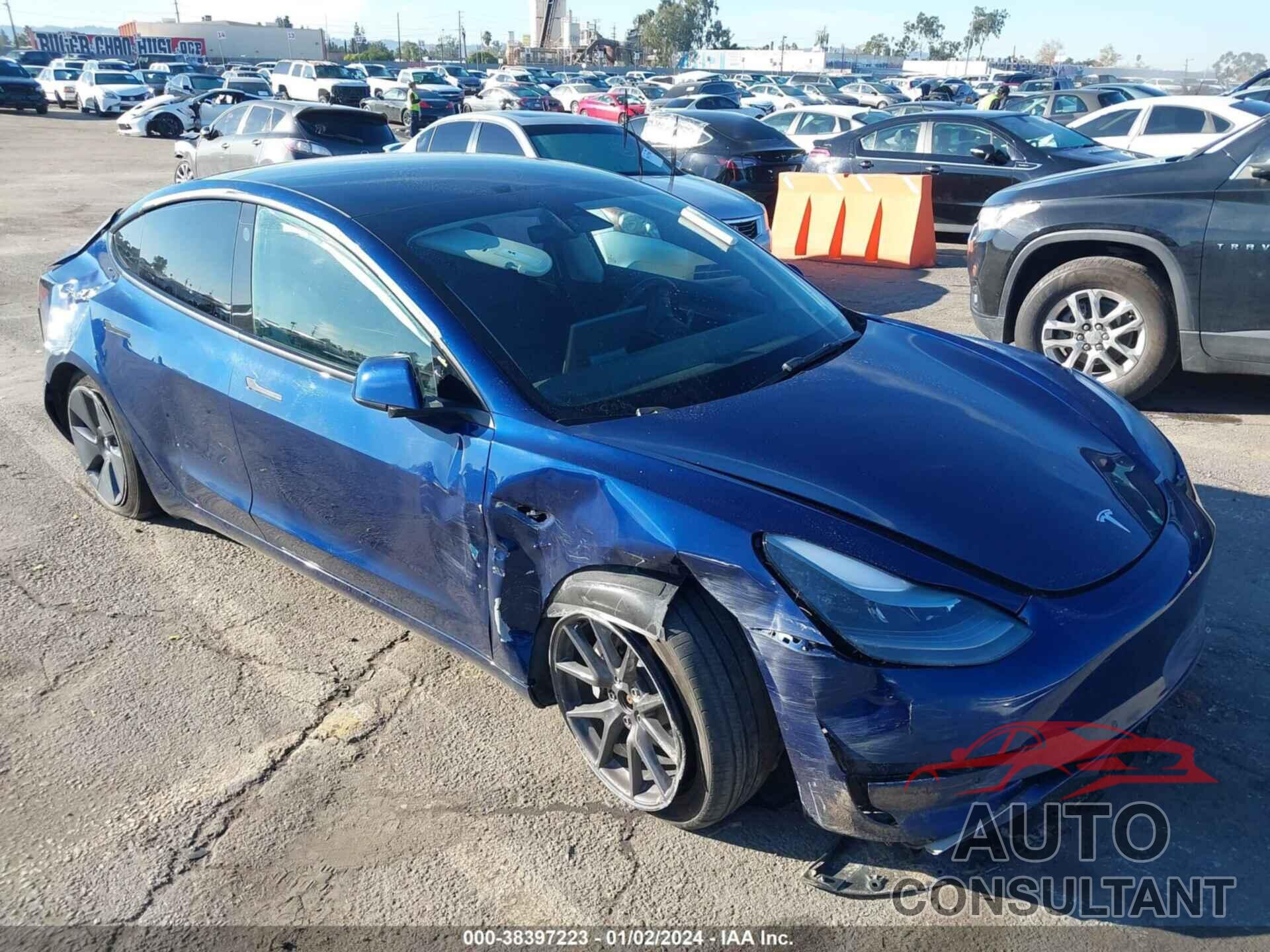 TESLA MODEL 3 2022 - 5YJ3E1EB1NF249320