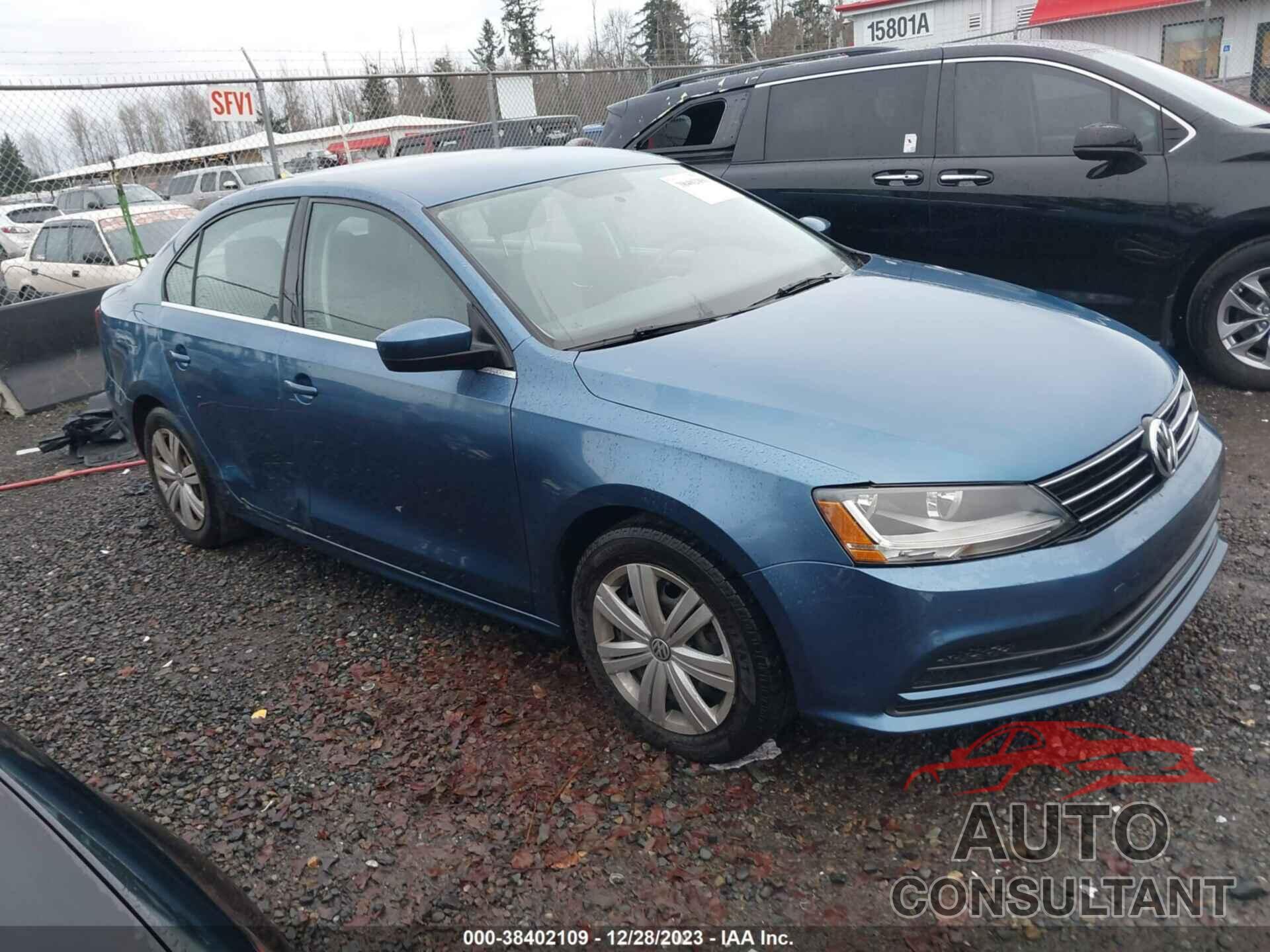VOLKSWAGEN JETTA 2017 - 3VW2B7AJ1HM383083