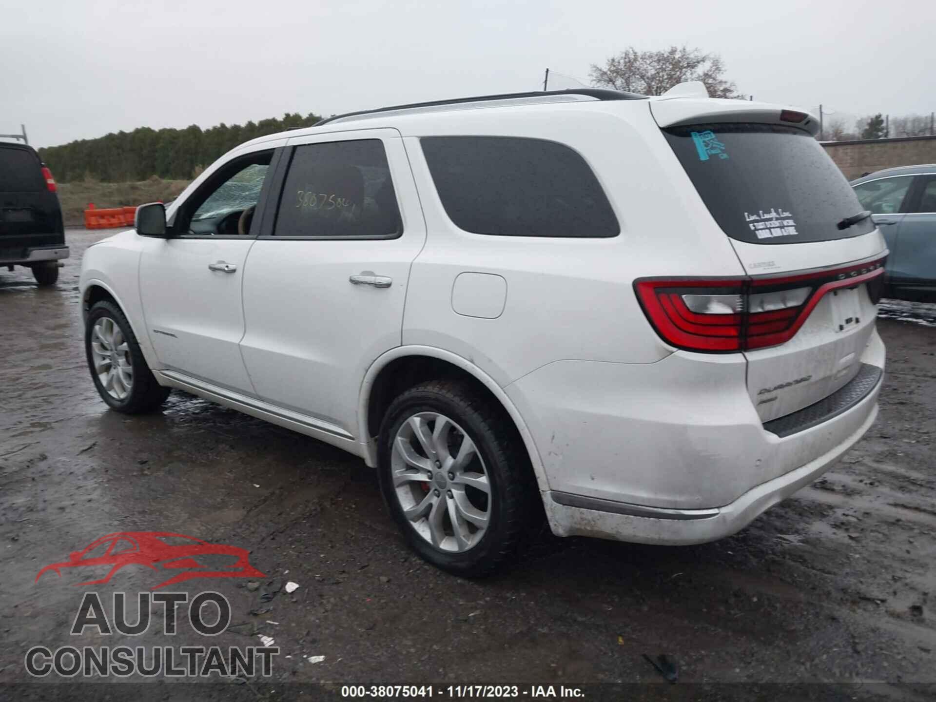 DODGE DURANGO 2016 - 1C4RDJEG3GC331445