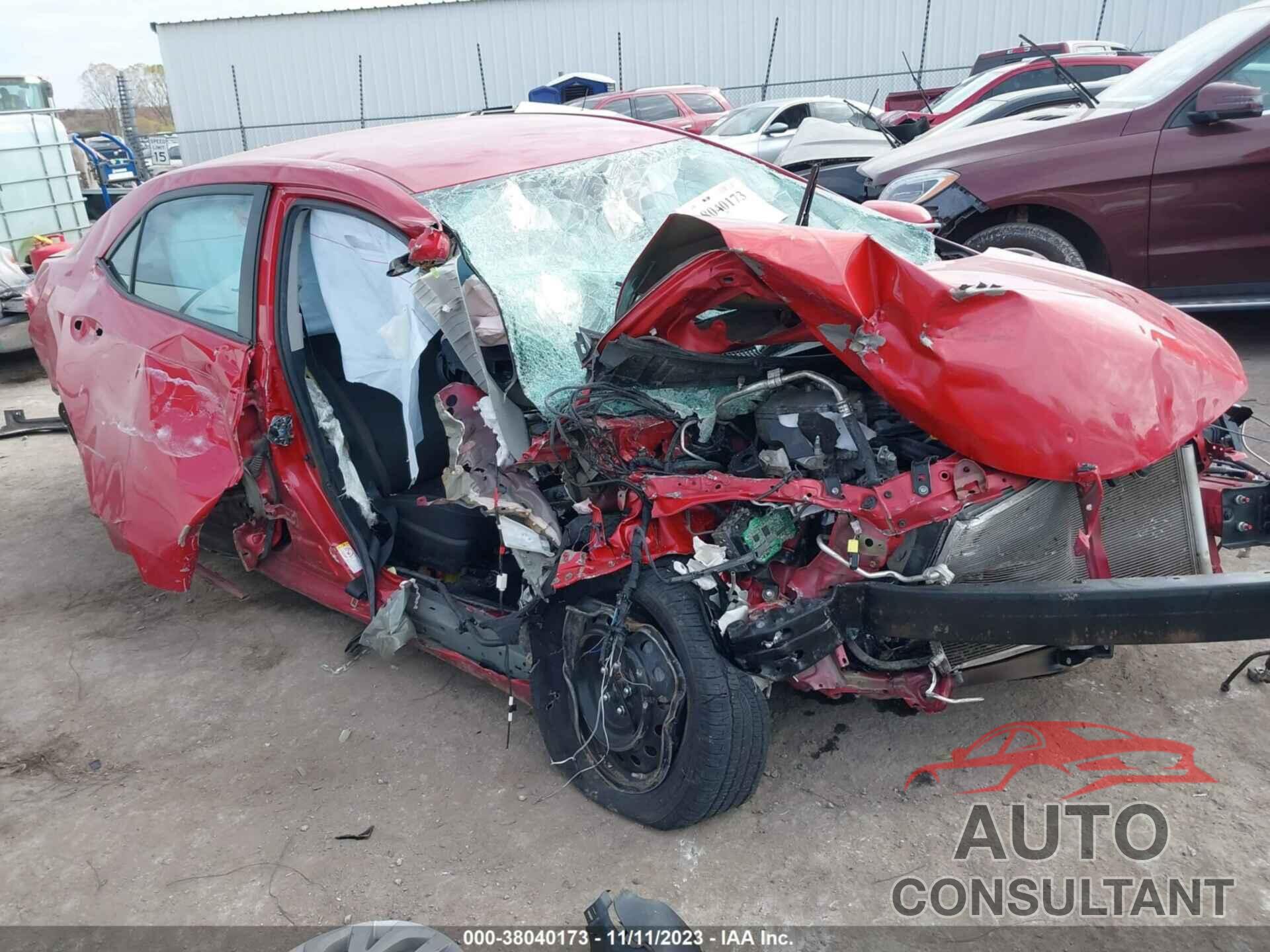 TOYOTA COROLLA 2019 - 2T1BURHE1KC160253