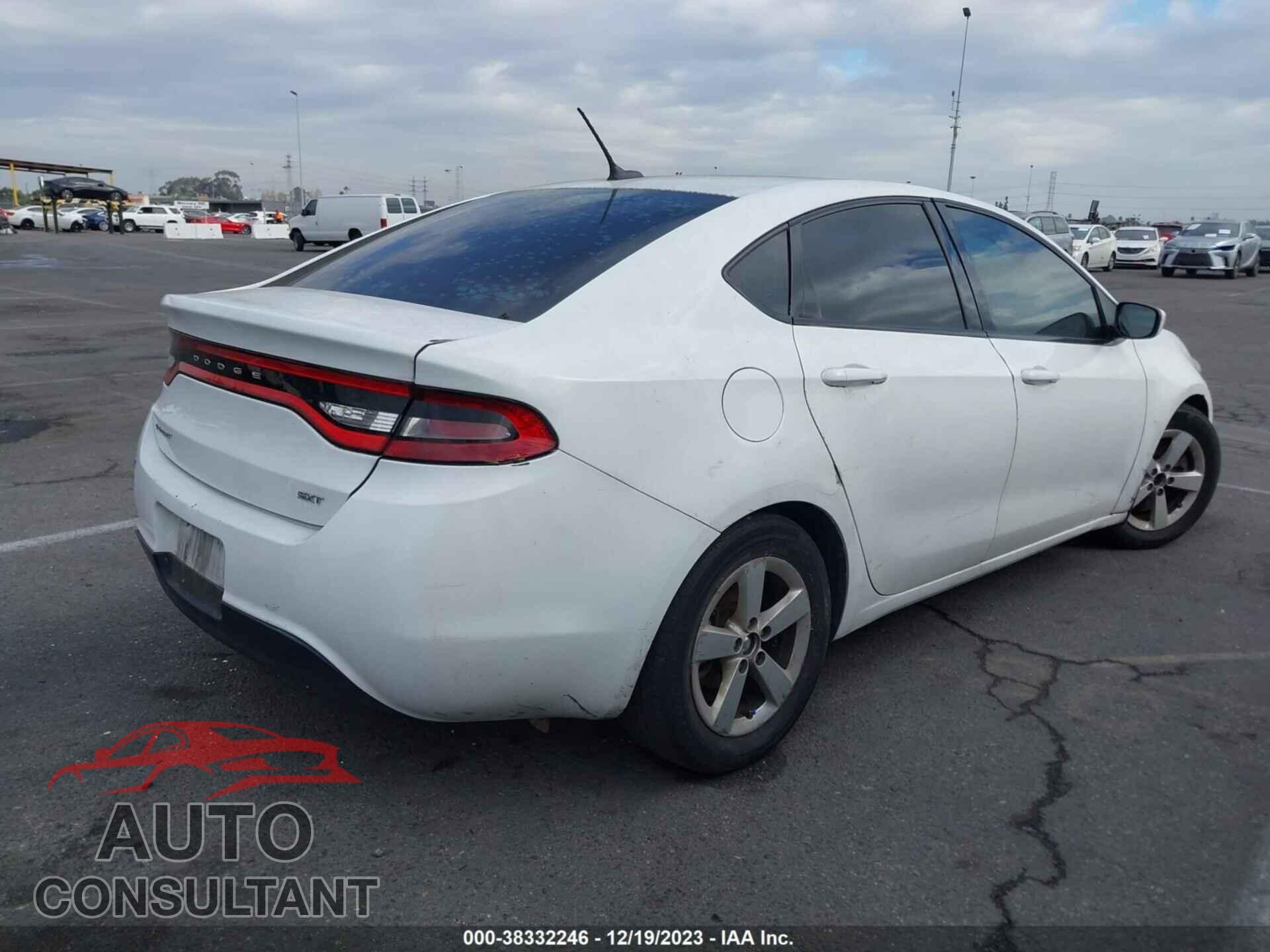 DODGE DART 2015 - 1C3CDFBB5FD344576