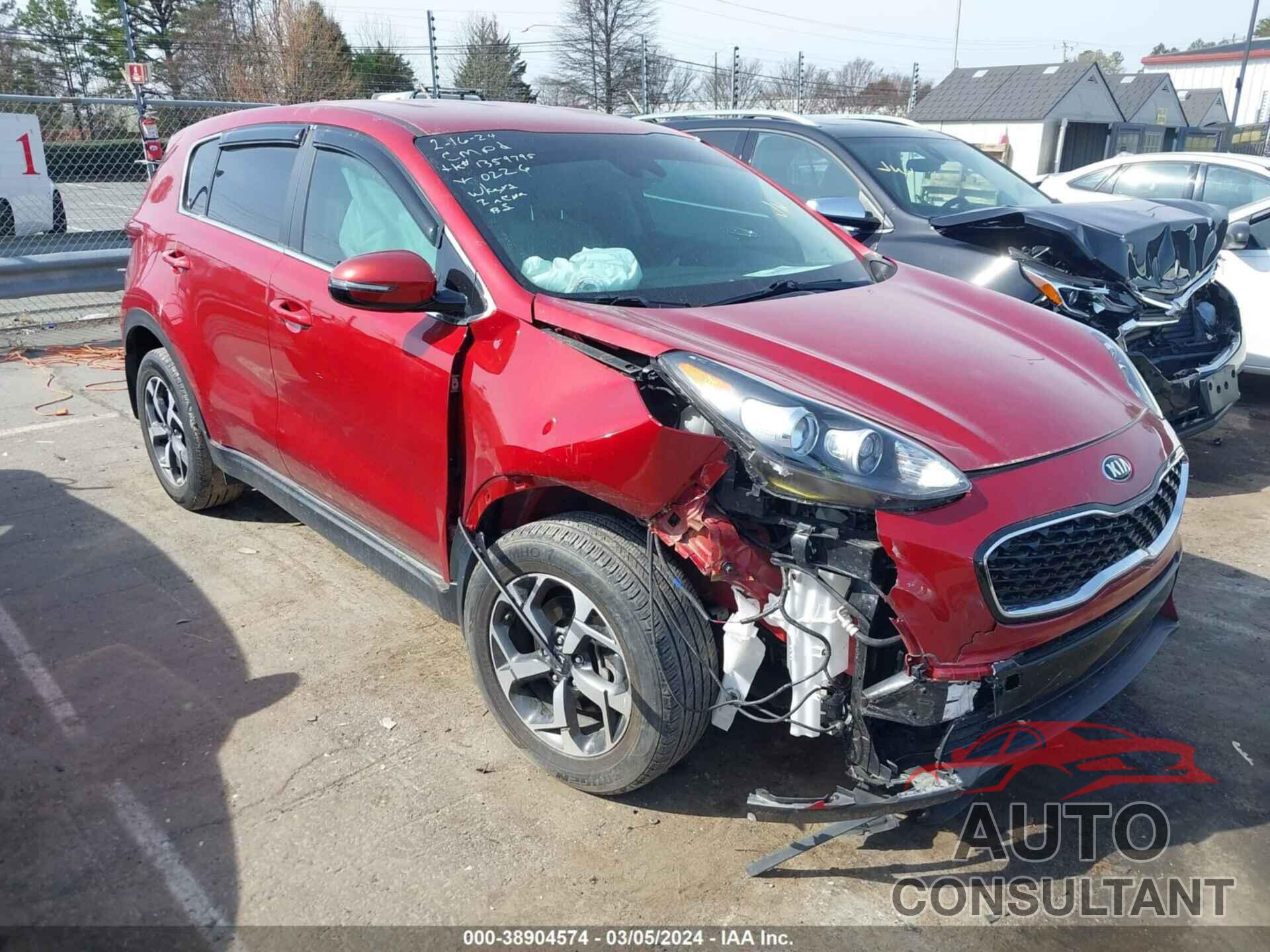 KIA SPORTAGE 2020 - KNDPM3AC5L7790226