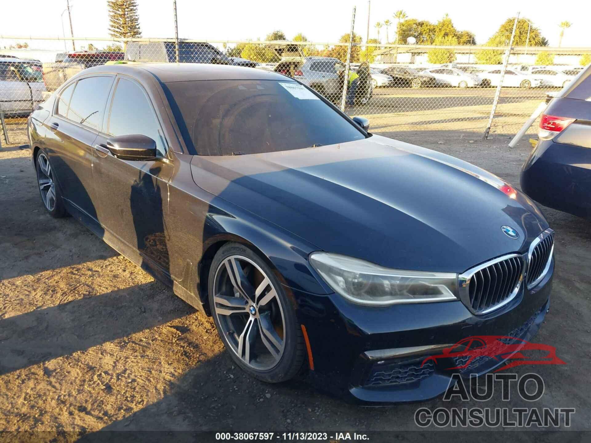 BMW 7 SERIES 2016 - WBA7F0C51GGL99407