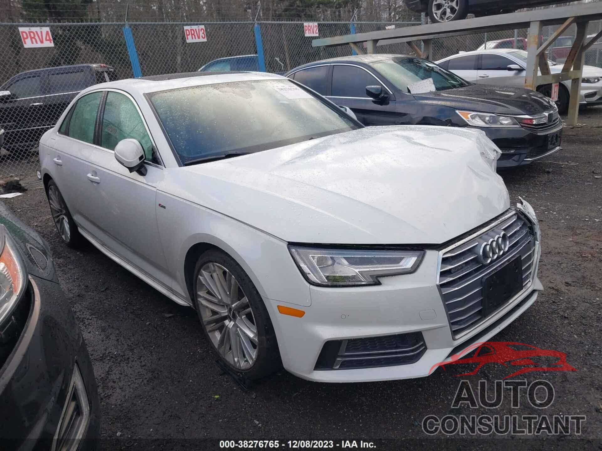 AUDI A4 2017 - WAUENAF40HN009784