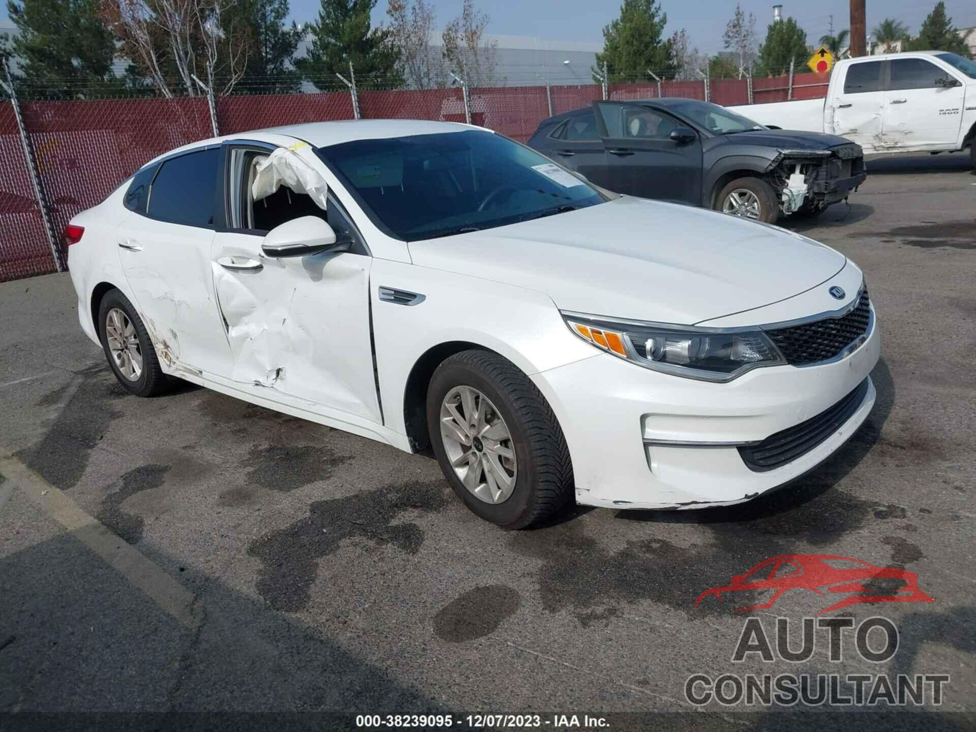 KIA OPTIMA 2016 - KNAGT4L36G5071068