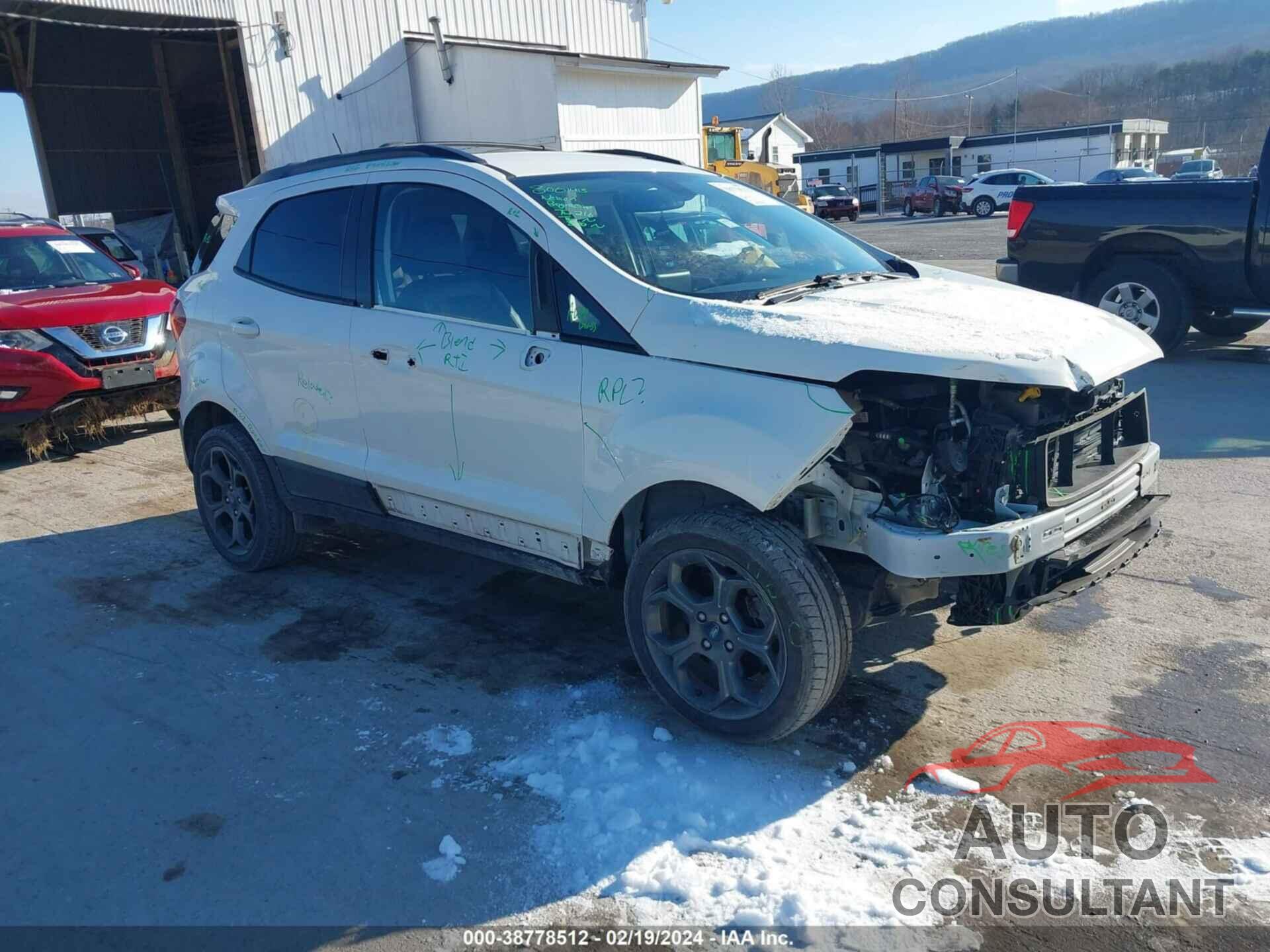 FORD ECOSPORT 2018 - MAJ6P1CLXJC174777