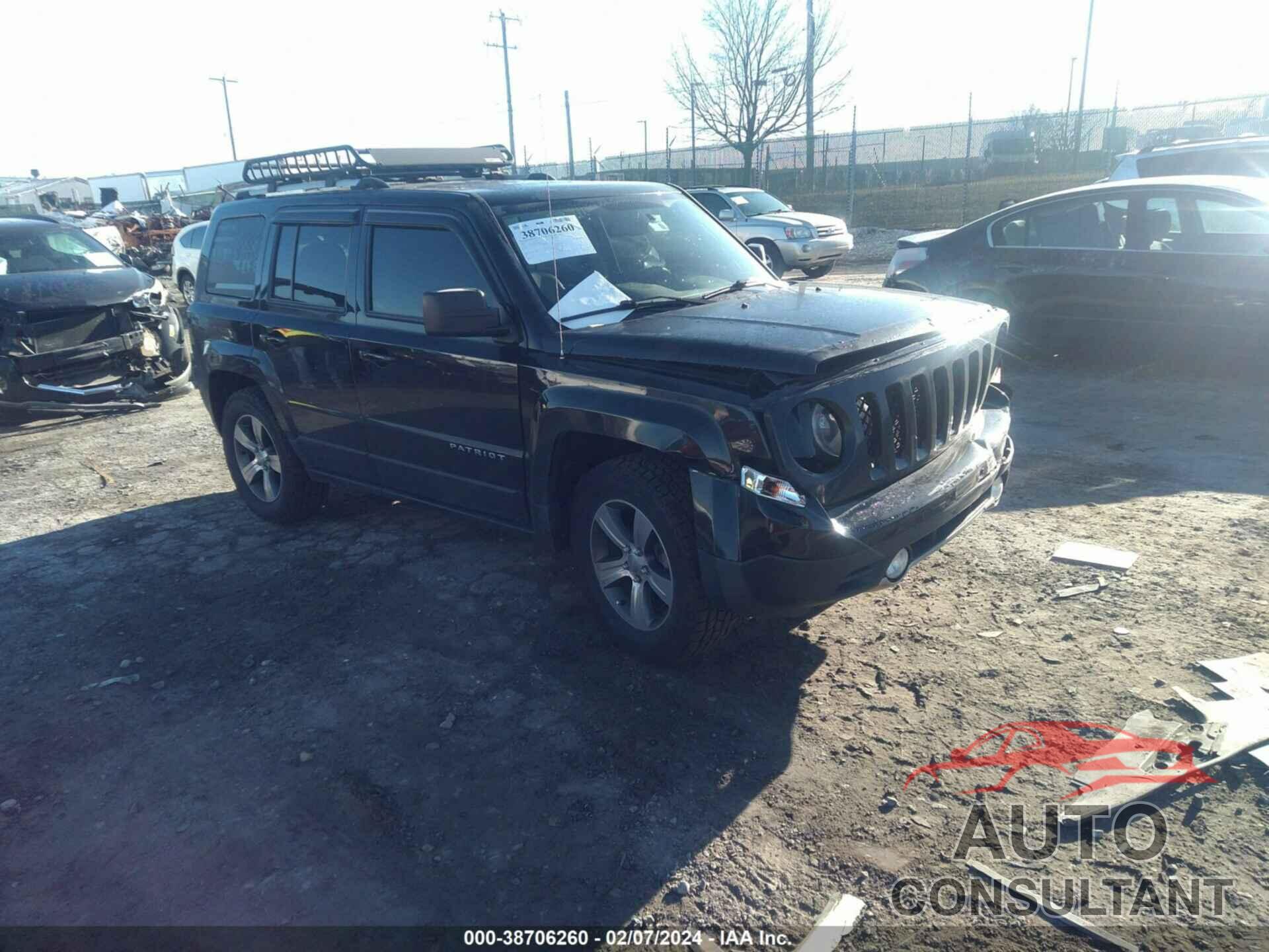 JEEP PATRIOT 2017 - 1C4NJRFB9HD112803