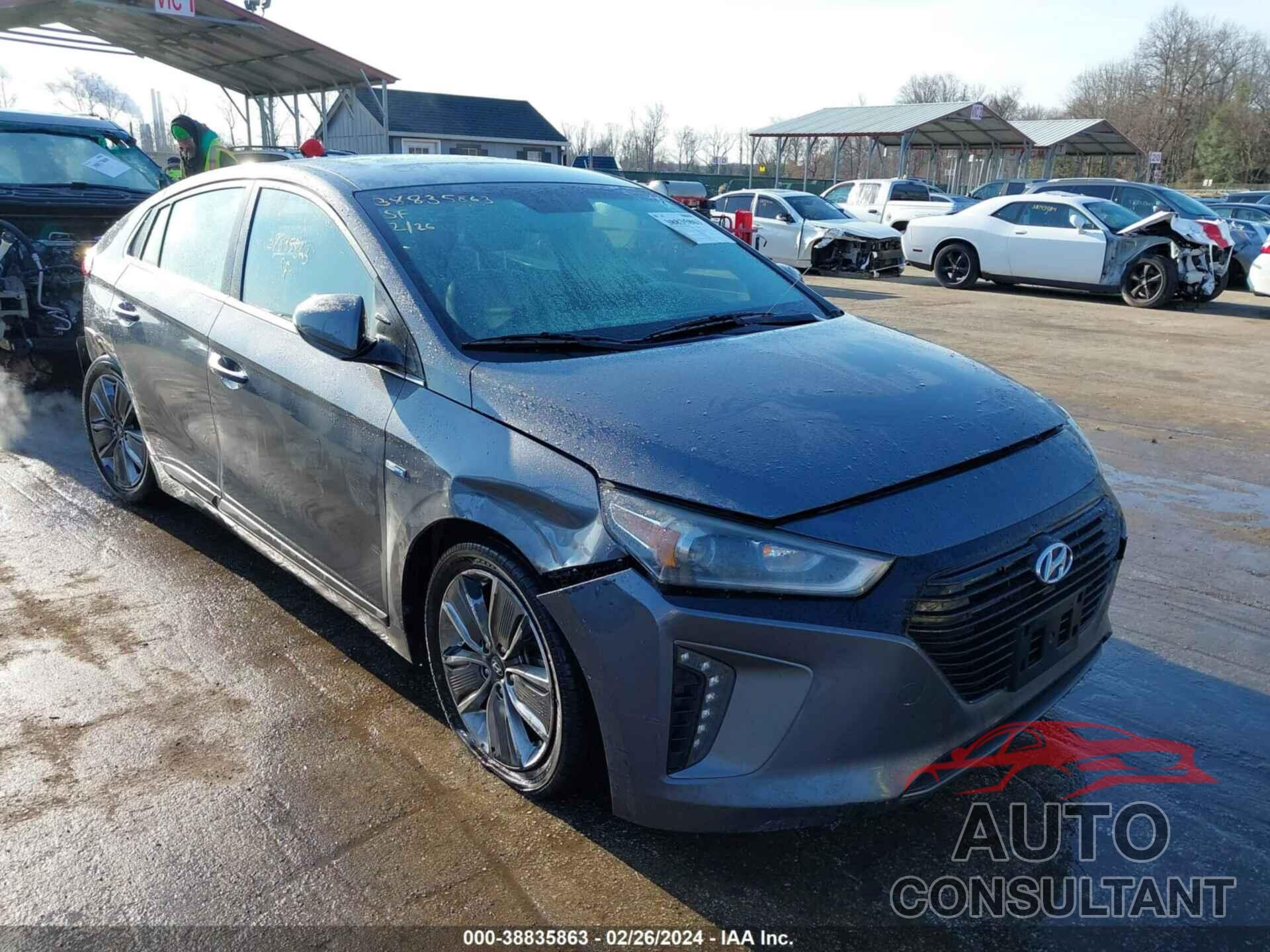 HYUNDAI IONIQ HYBRID 2017 - KMHC85LC7HU023817