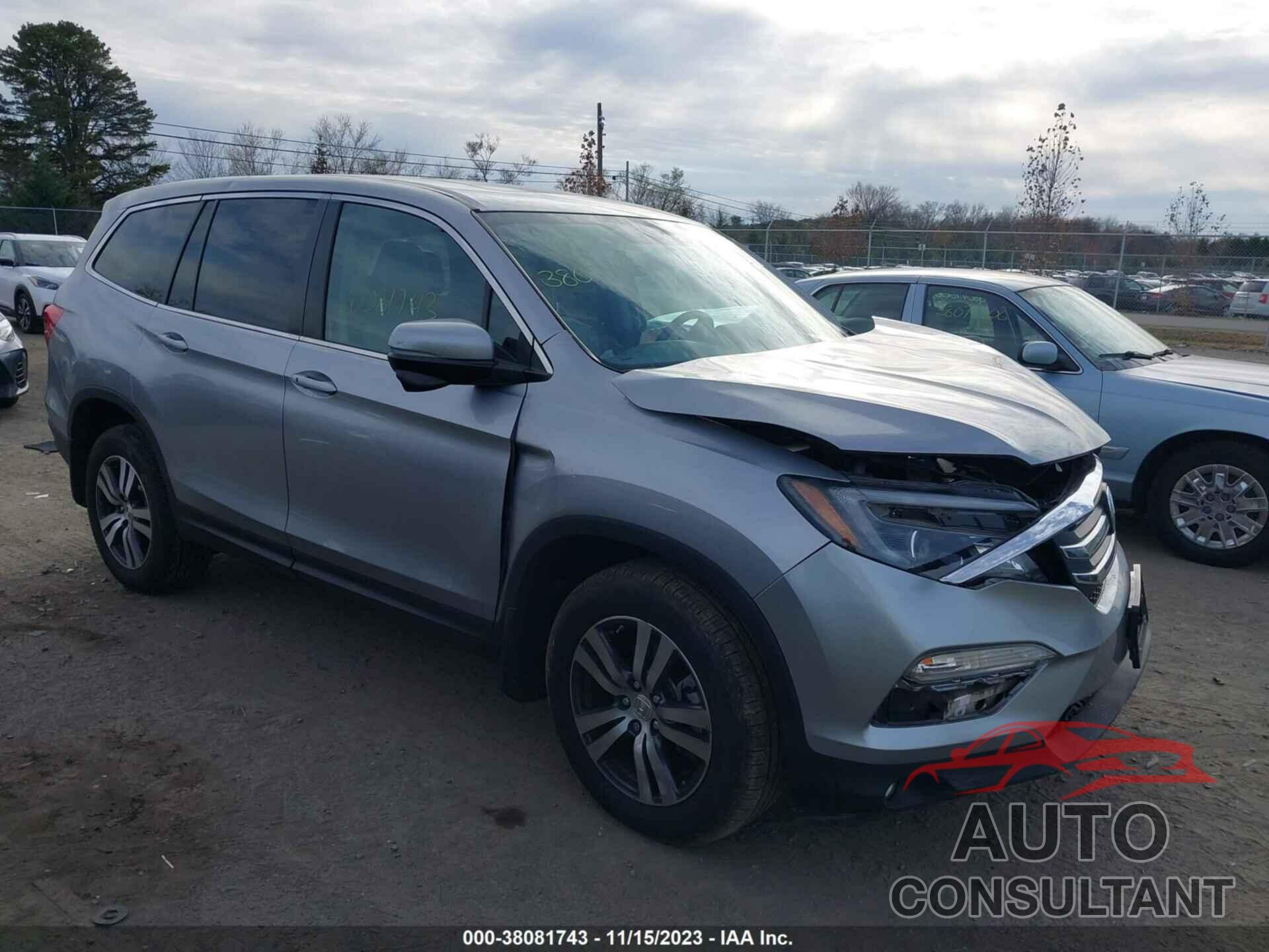 HONDA PILOT 2017 - 5FNYF6H51HB087778