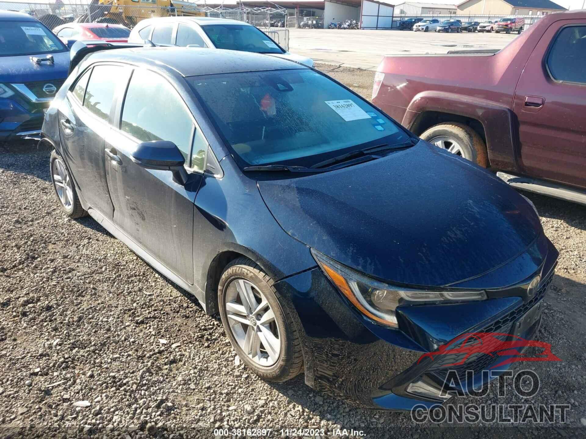 TOYOTA COROLLA 2019 - JTNK4RBE6K3020549