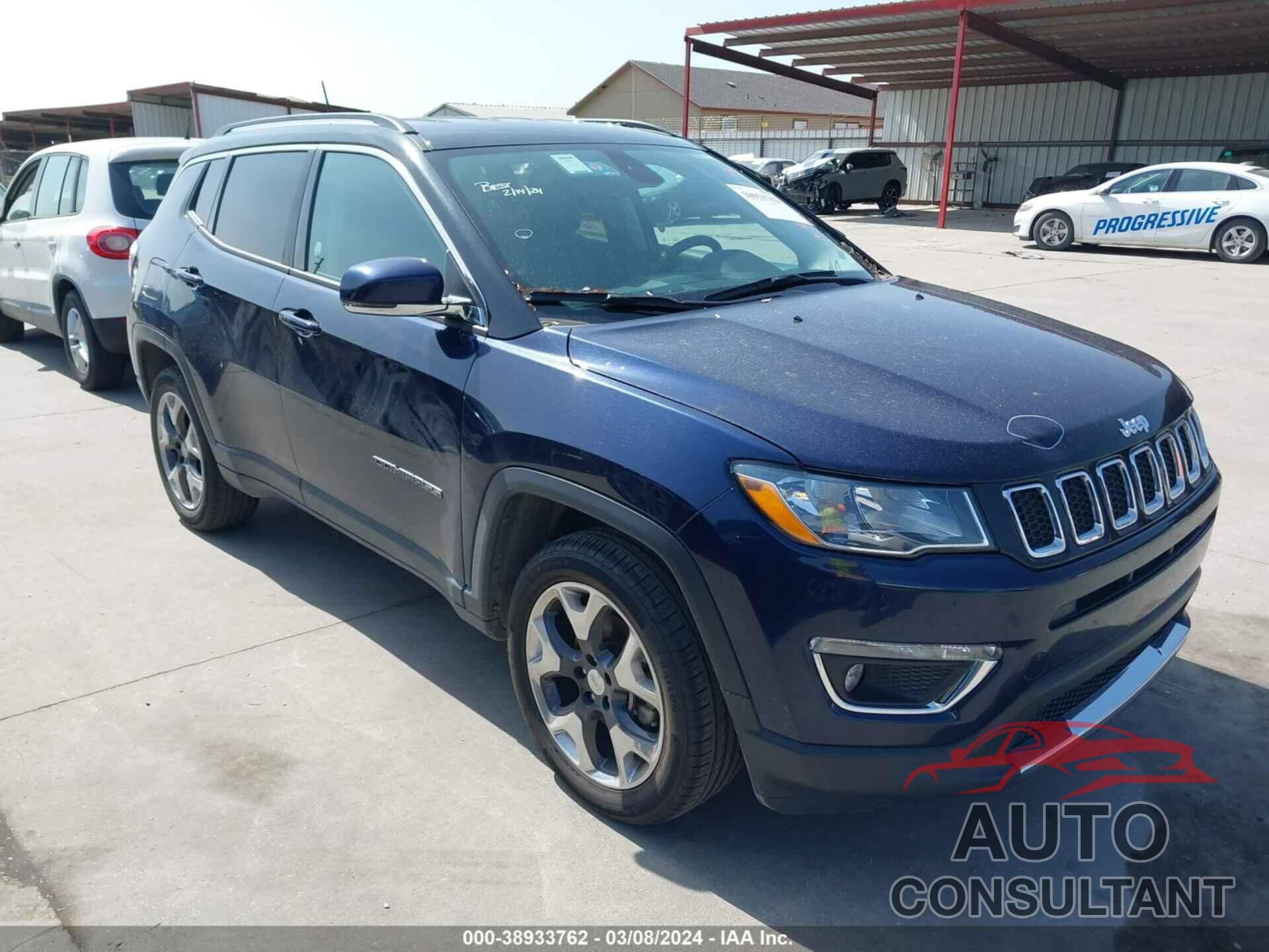 JEEP COMPASS 2019 - 3C4NJDCB4KT766990