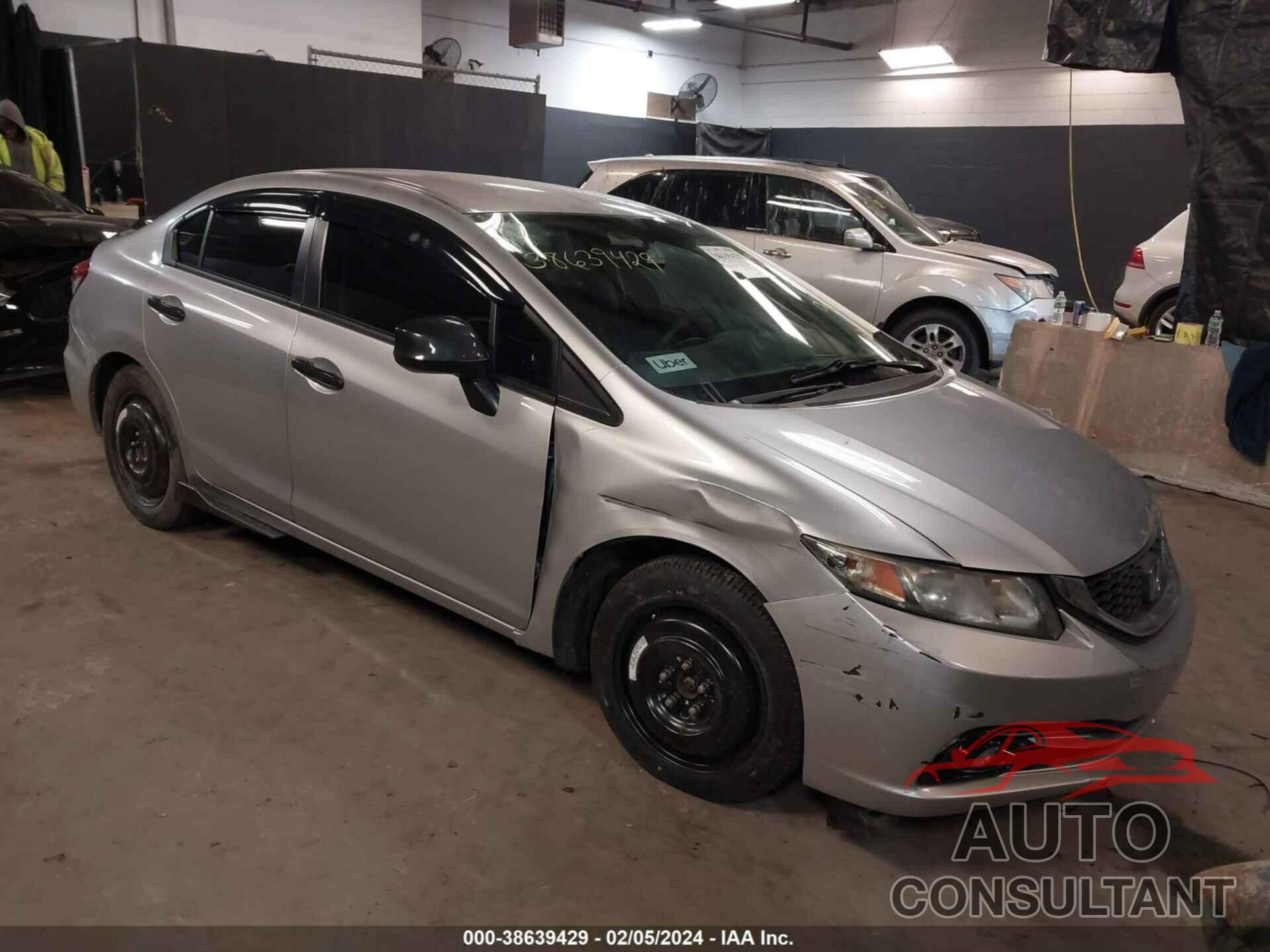 HONDA CIVIC 2013 - 19XFB2F56DE021676