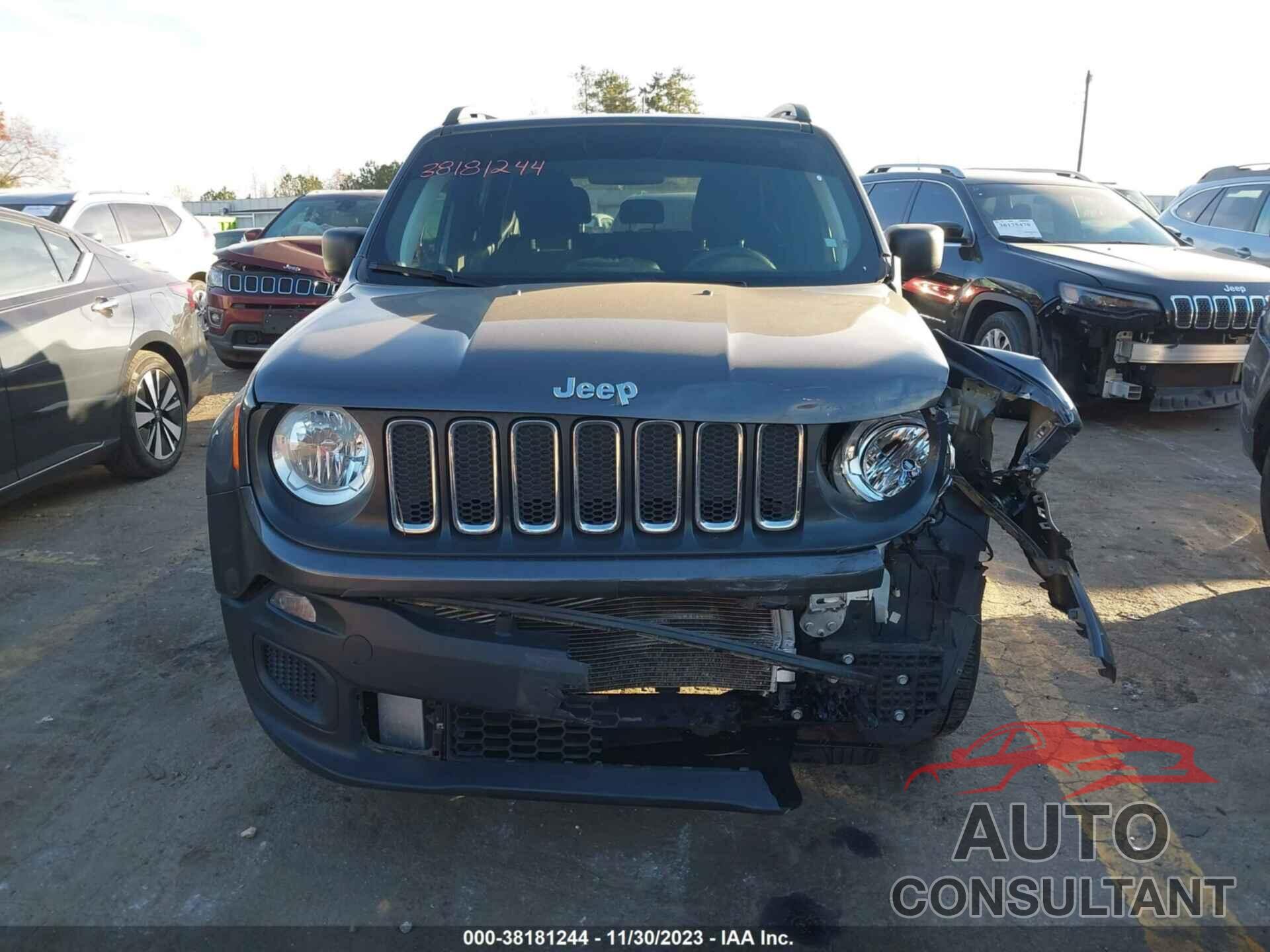 JEEP RENEGADE 2018 - ZACCJBAB1JPJ50777