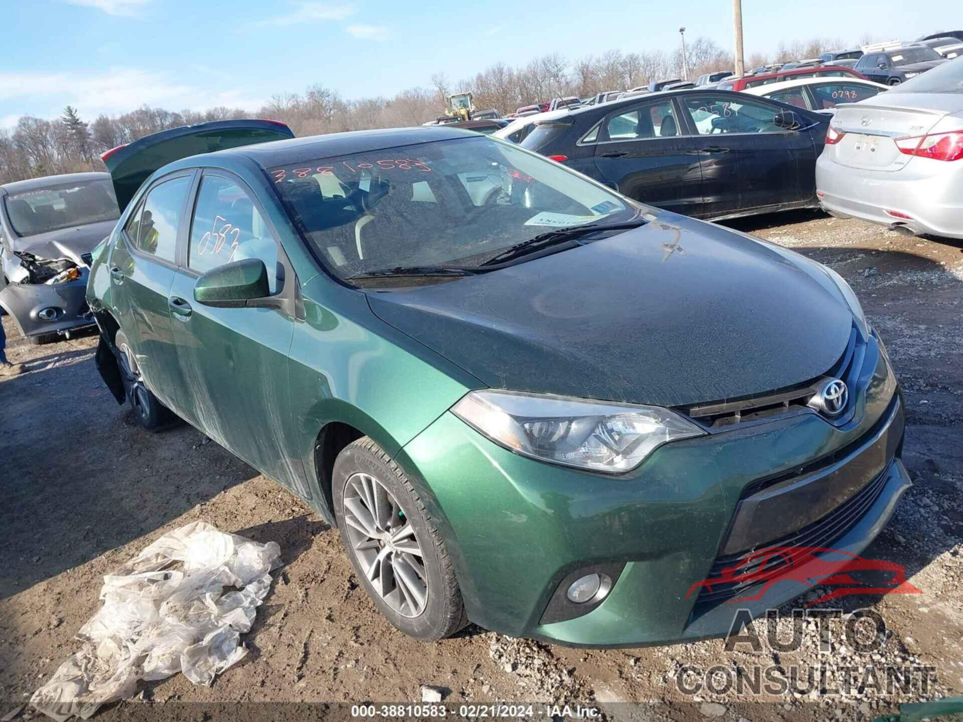 TOYOTA COROLLA 2016 - 2T1BURHE4GC639158