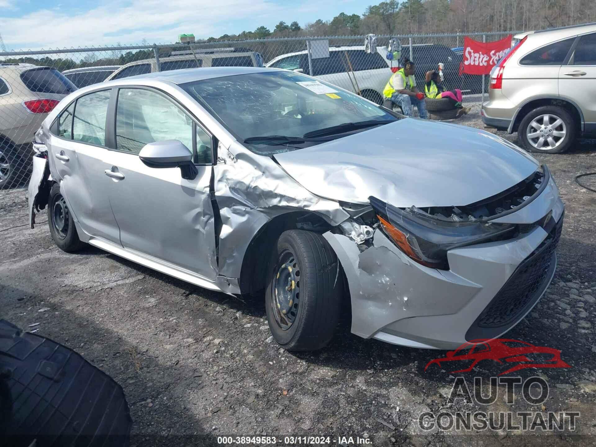 TOYOTA COROLLA 2020 - JTDDPRAE5LJ005821
