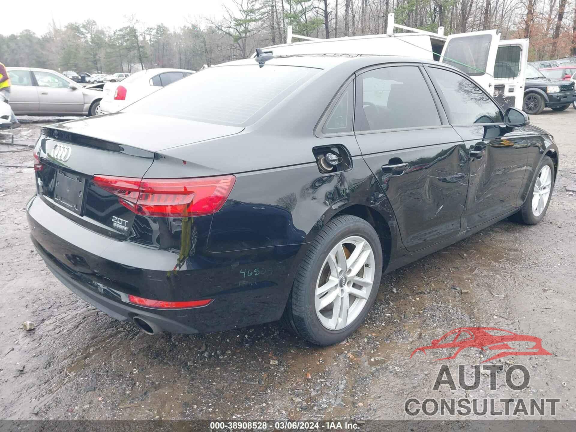 AUDI A4 2017 - WAUANAF42HN037813