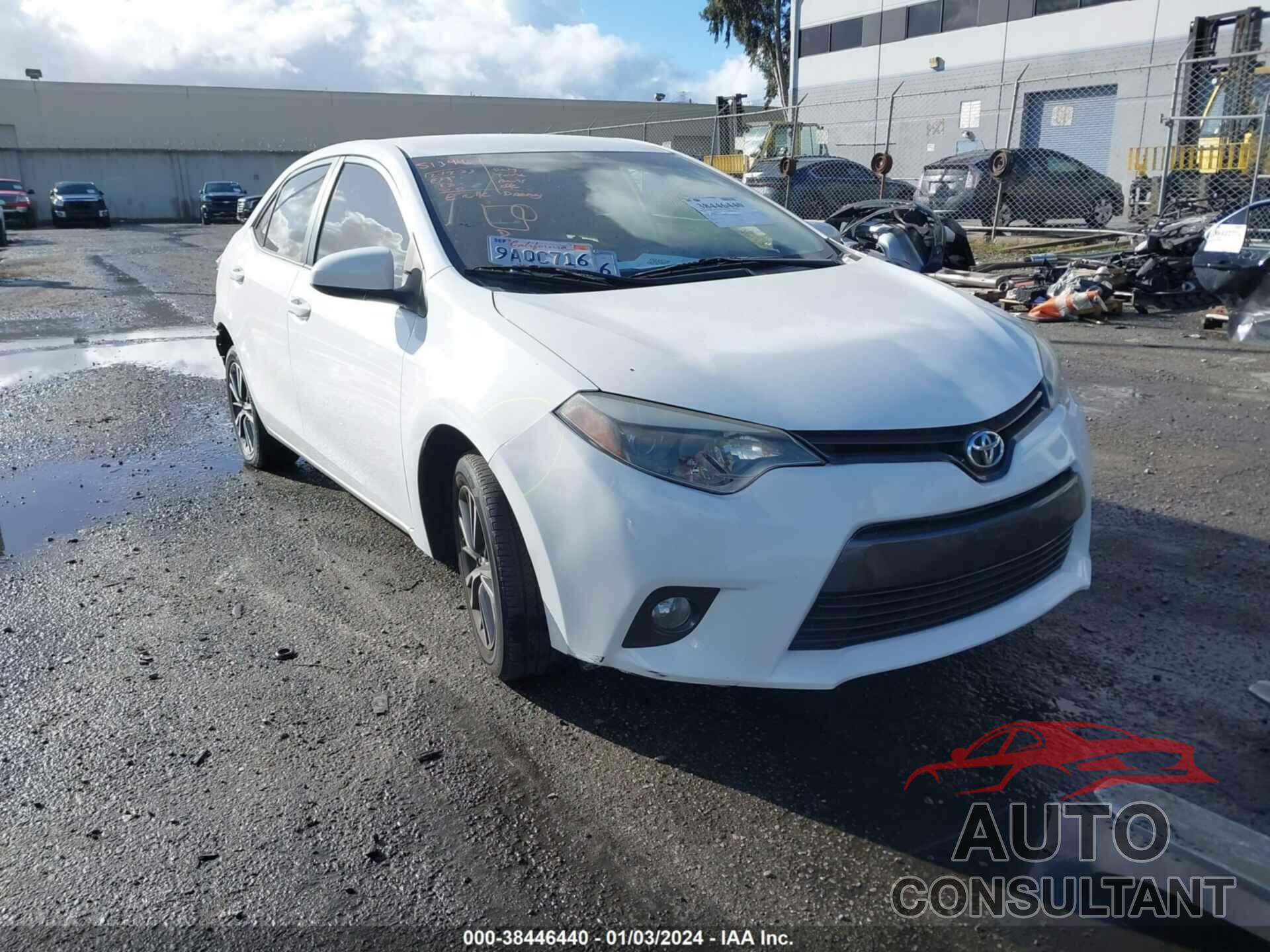 TOYOTA COROLLA 2016 - 5YFBURHEXGP517193