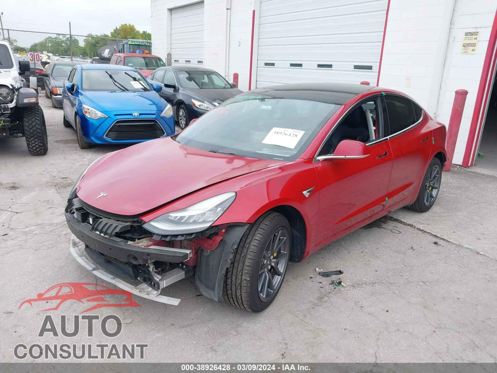 TESLA MODEL 3 2018 - 5YJ3E1EA9JF058505