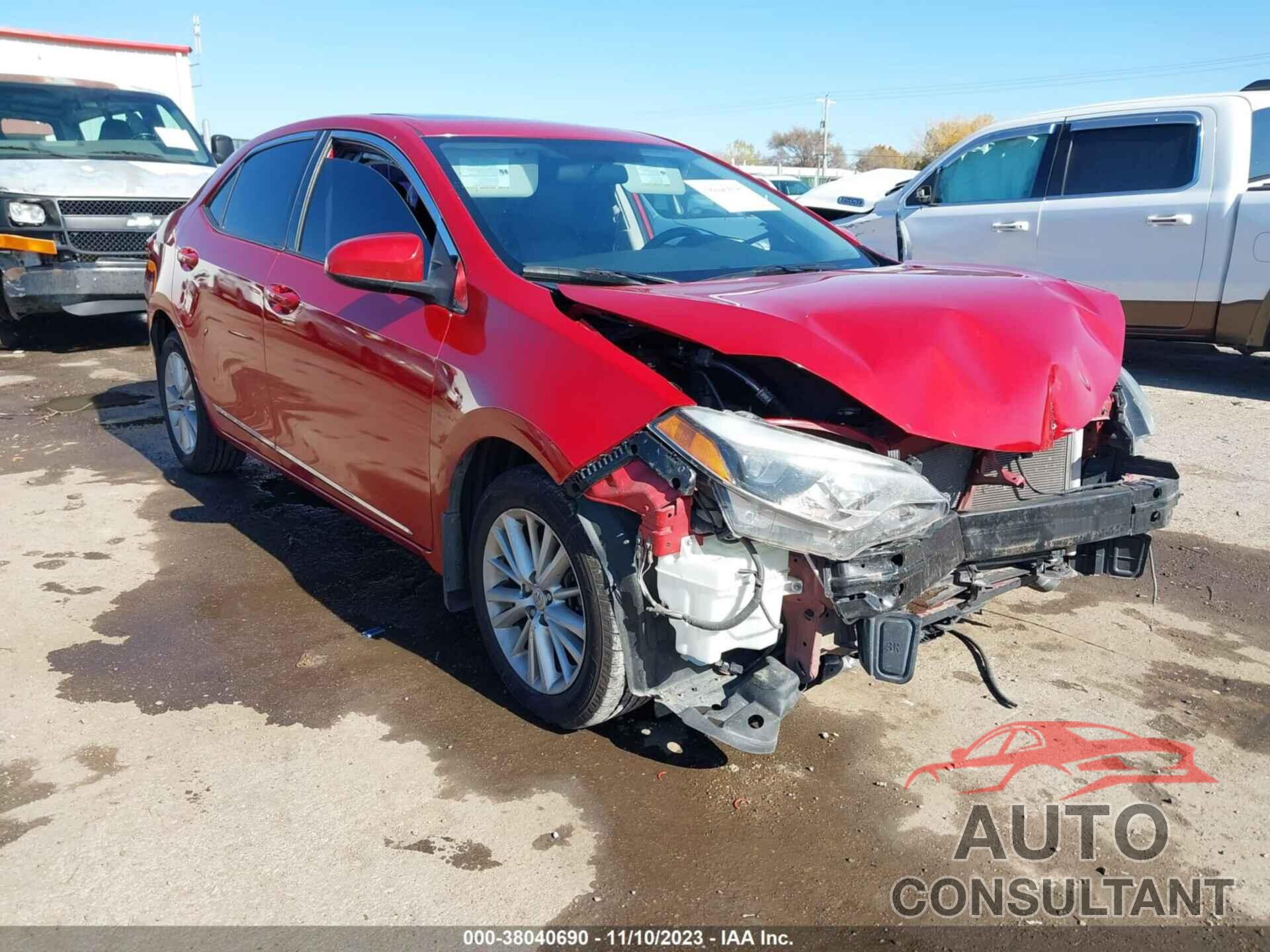 TOYOTA COROLLA 2016 - 5YFBURHE5GP383208