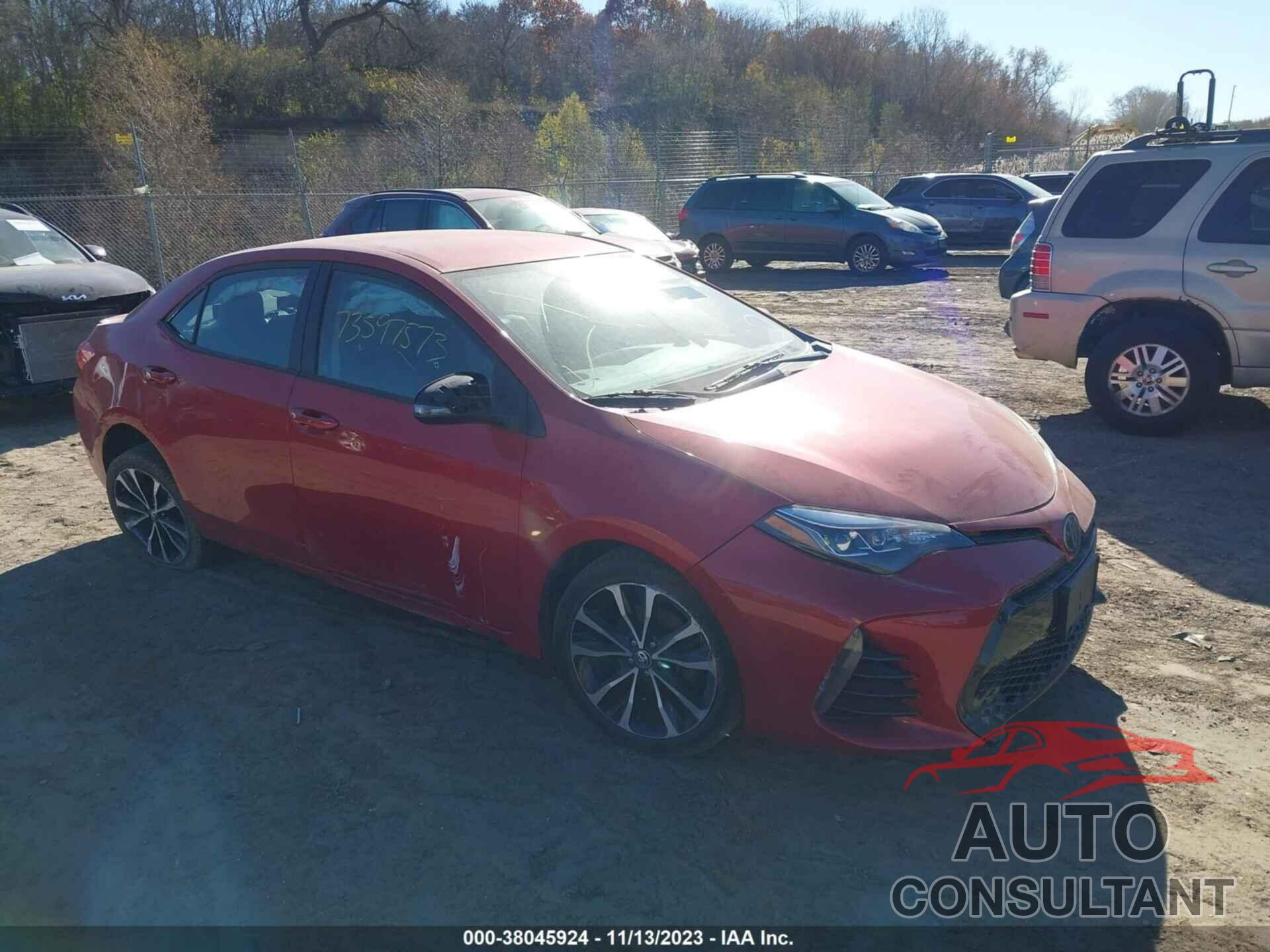 TOYOTA COROLLA 2017 - 2T1BURHE9HC759426