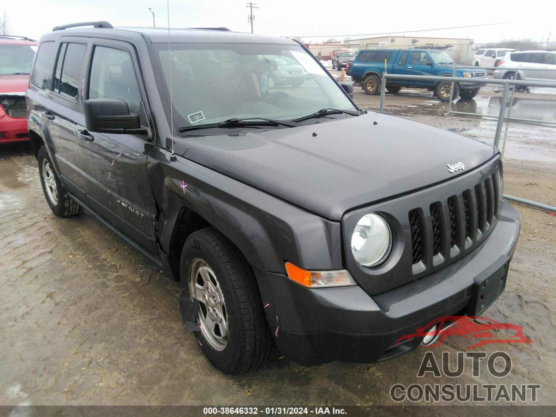 JEEP PATRIOT 2017 - 1C4NJRBB9HD196210