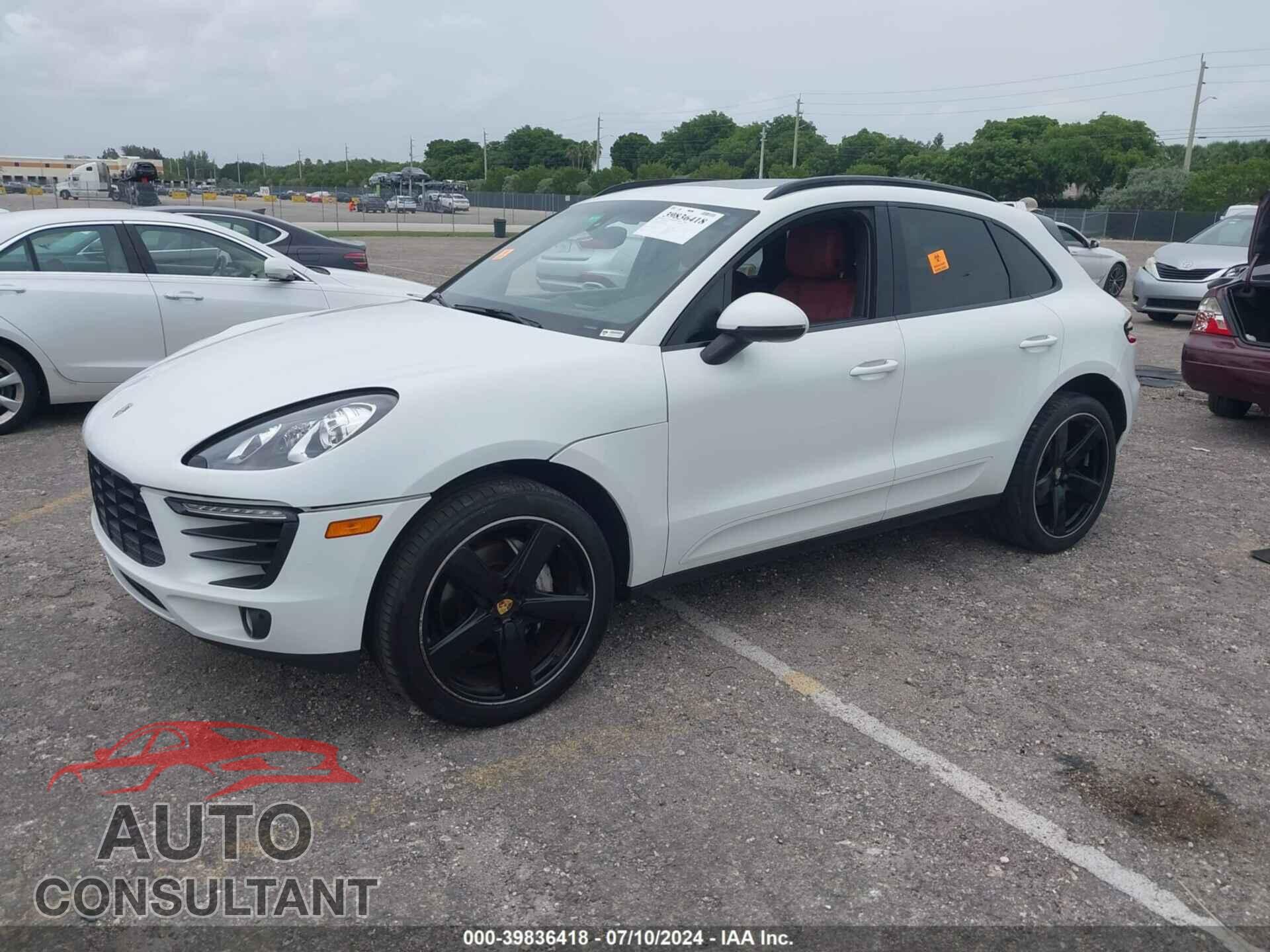 PORSCHE MACAN 2016 - WP1AB2A56GLB53154