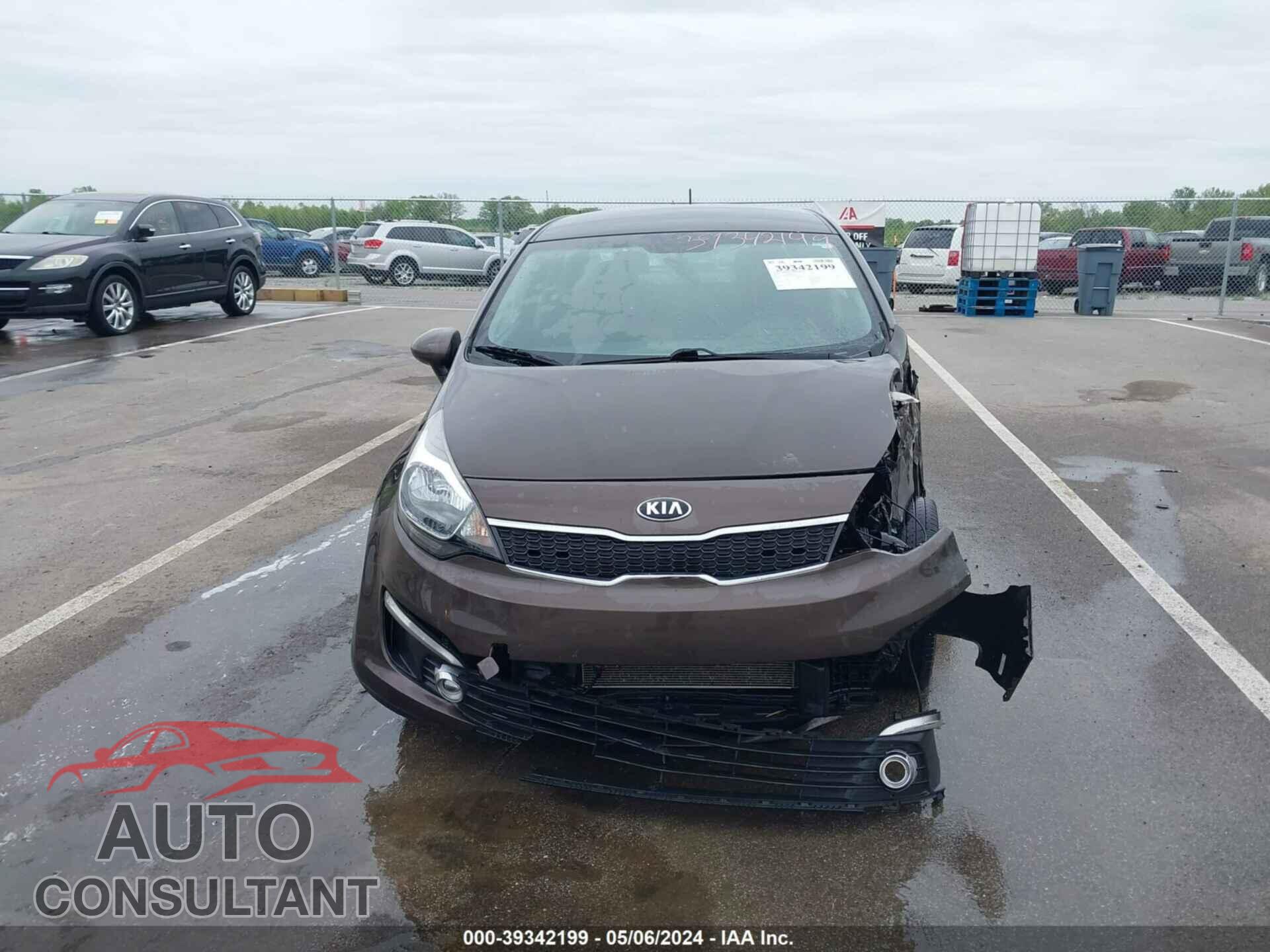 KIA RIO 2016 - KNADN4A33G6633079