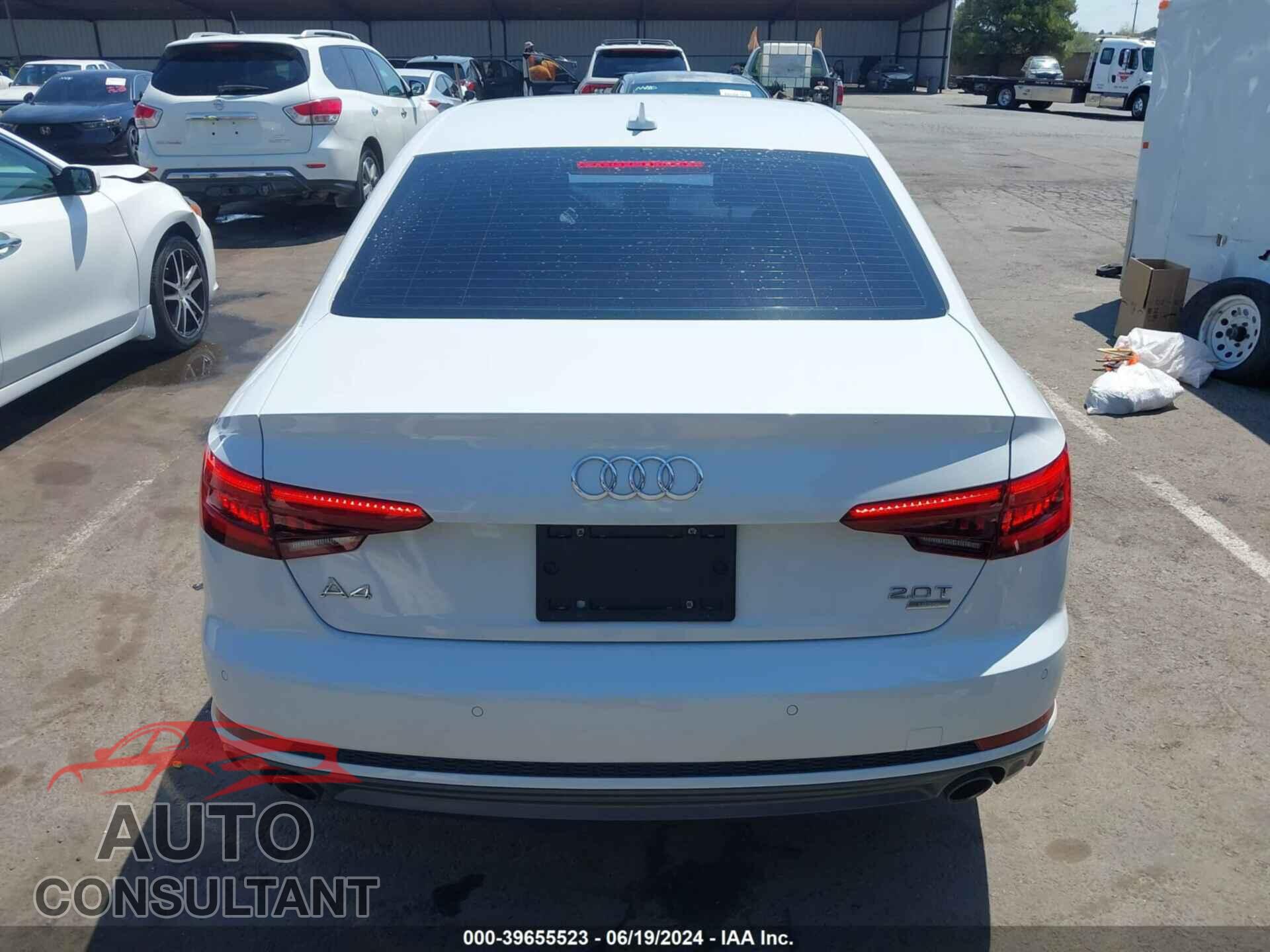 AUDI A4 2017 - WAULMAF44HA157342