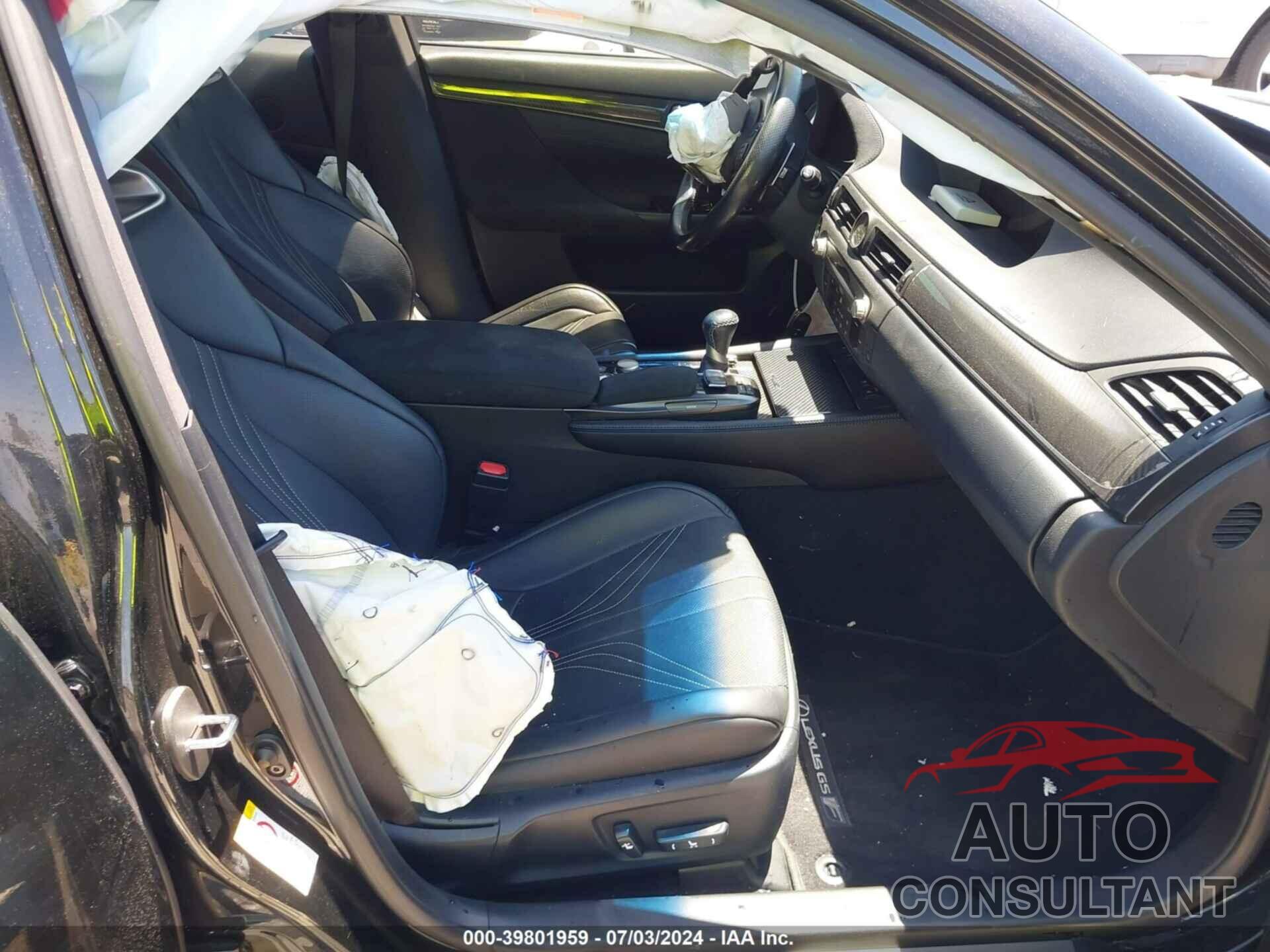 LEXUS GS F 2016 - JTHBP1BL9GA001961