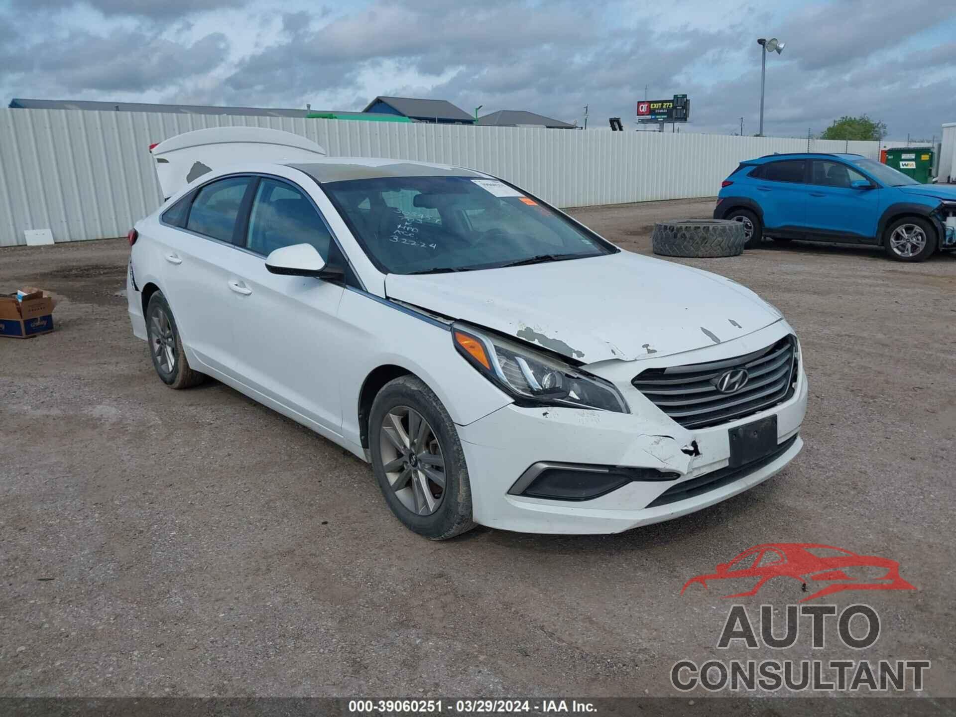 HYUNDAI SONATA 2016 - 5NPE24AF9GH315242