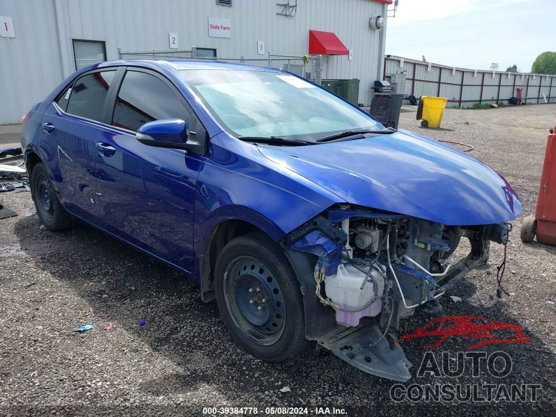 TOYOTA COROLLA 2016 - 5YFBURHE2GP490278
