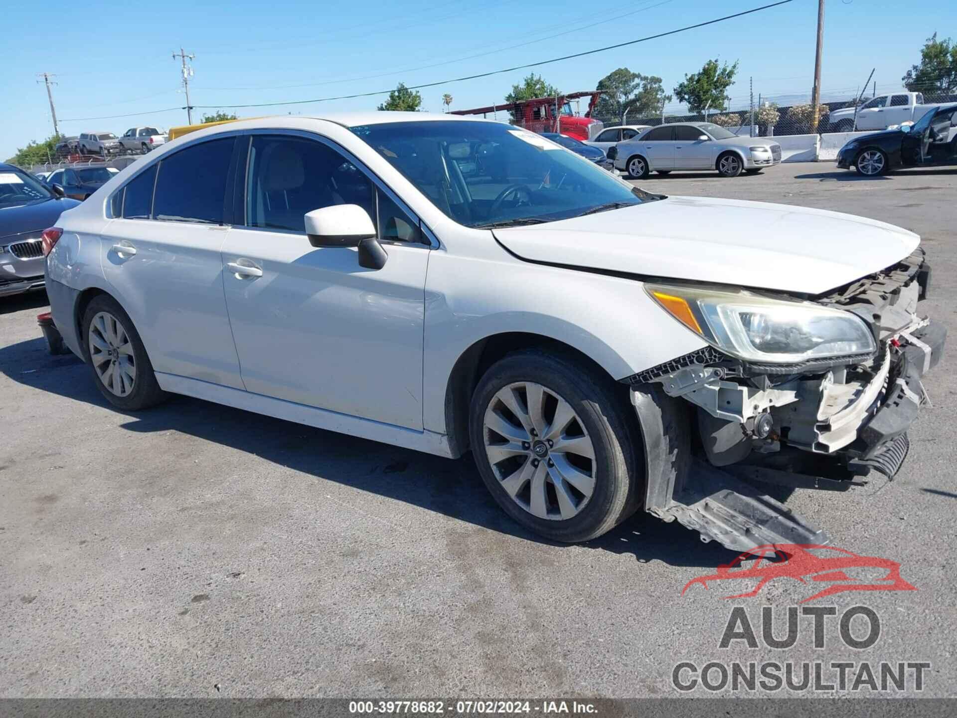 SUBARU LEGACY 2016 - 4S3BNAC65G3035254