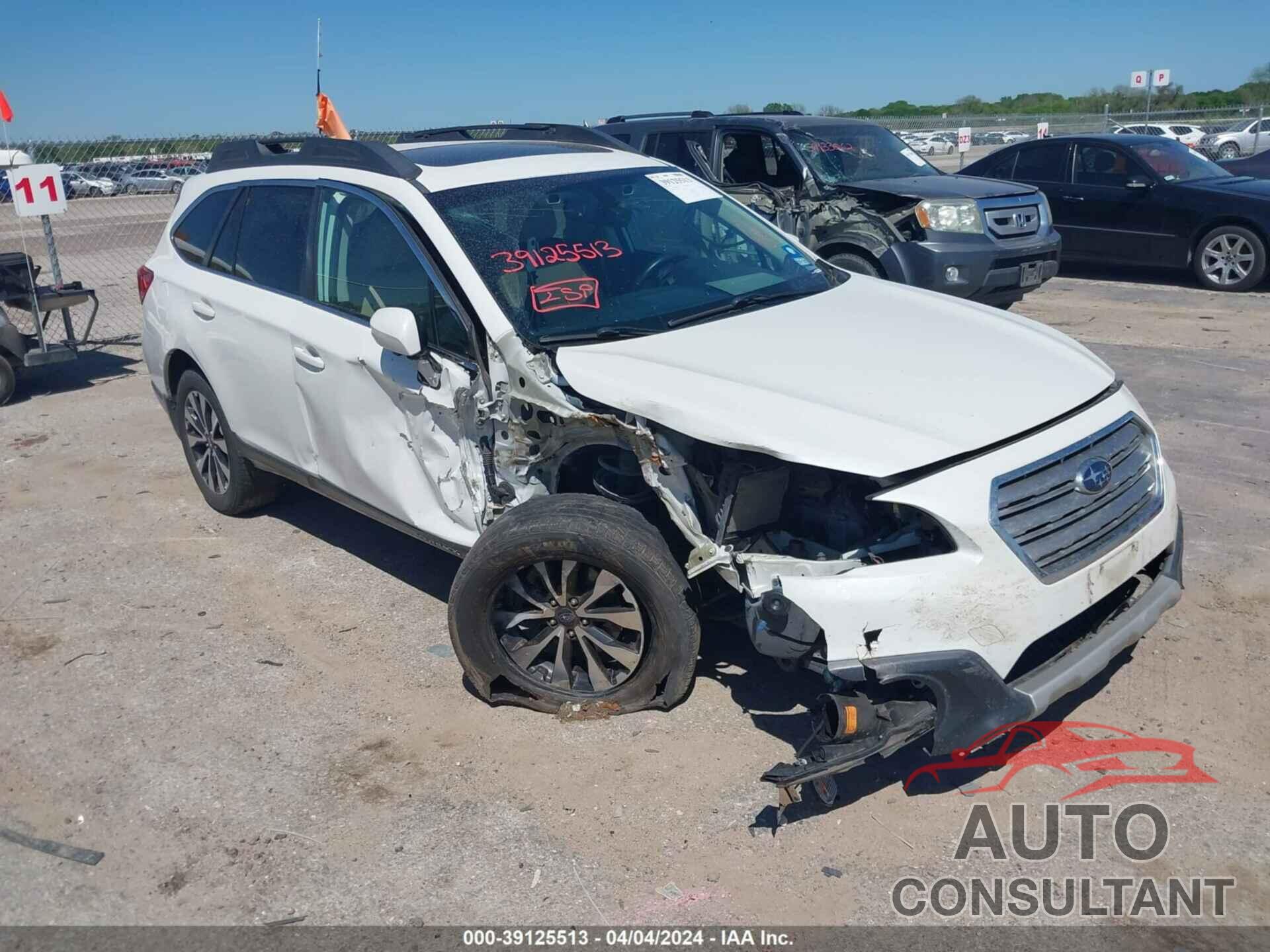 SUBARU OUTBACK 2017 - 4S4BSANC5H3433511