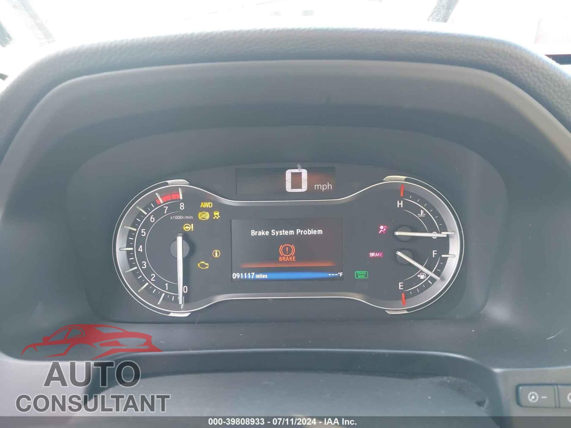 HONDA PILOT 2017 - 5FNYF6H33HB066574