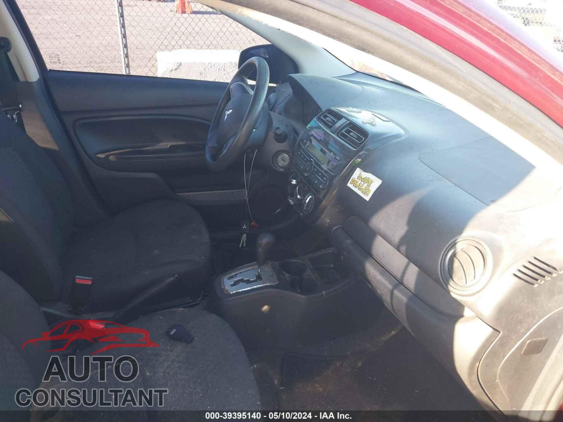 MITSUBISHI MIRAGE 2017 - ML32A3HJ1HH001999