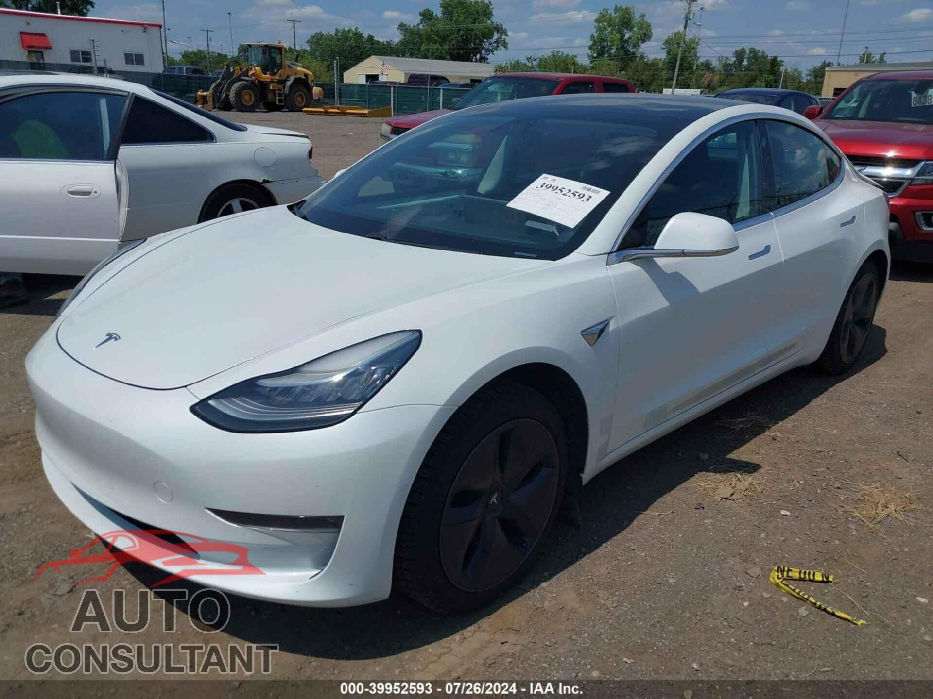 TESLA MODEL 3 2019 - 5YJ3E1EB7KF433348