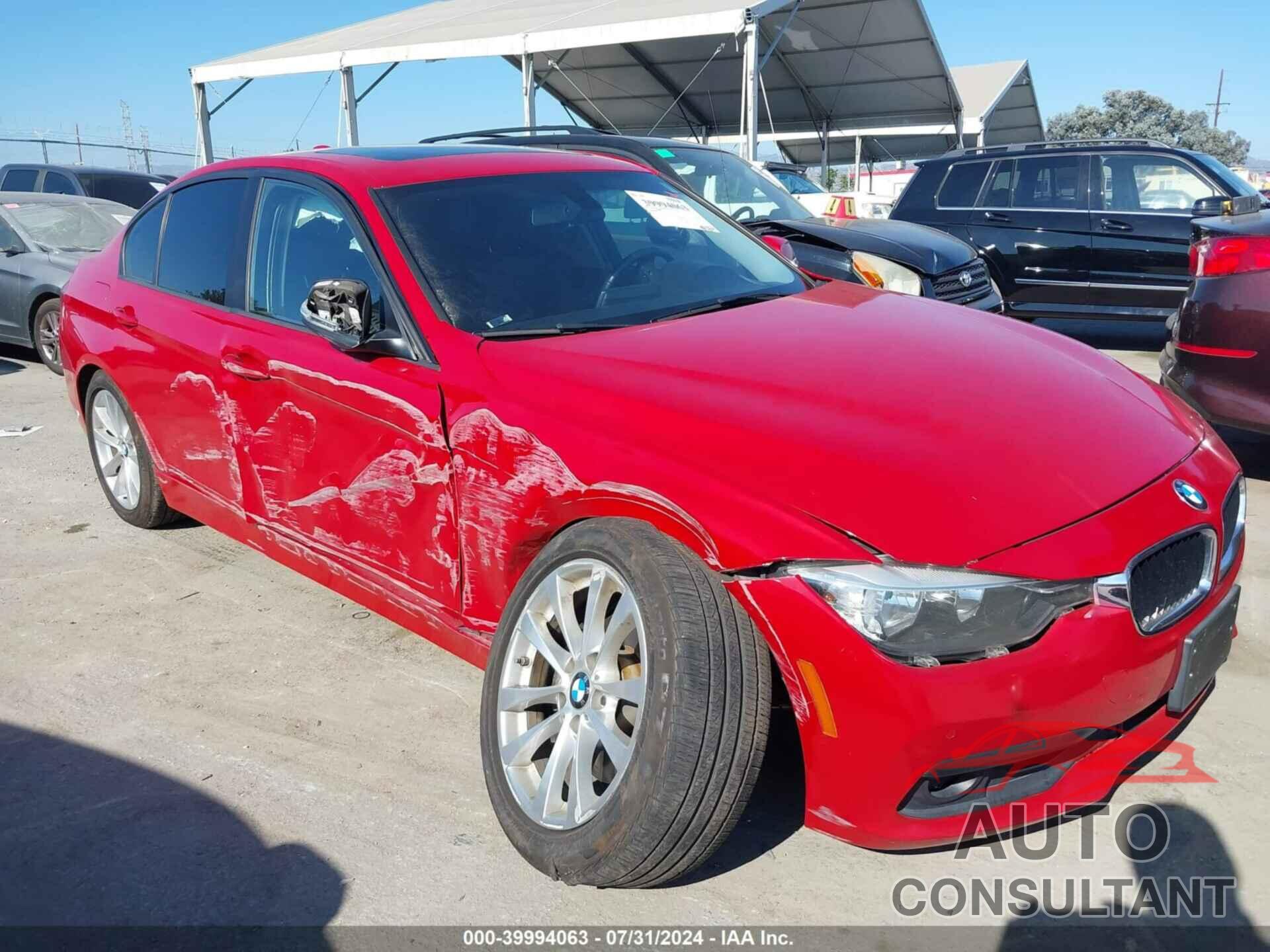 BMW 320I 2016 - WBA8E1G53GNT37168