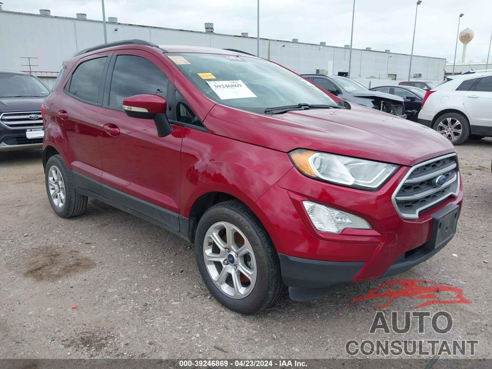 FORD ECOSPORT 2020 - MAJ3S2GE5LC362628