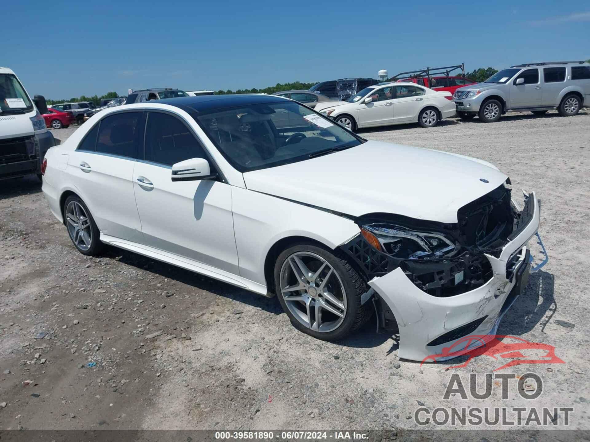 MERCEDES-BENZ E 350 2016 - WDDHF8JB3GB190154