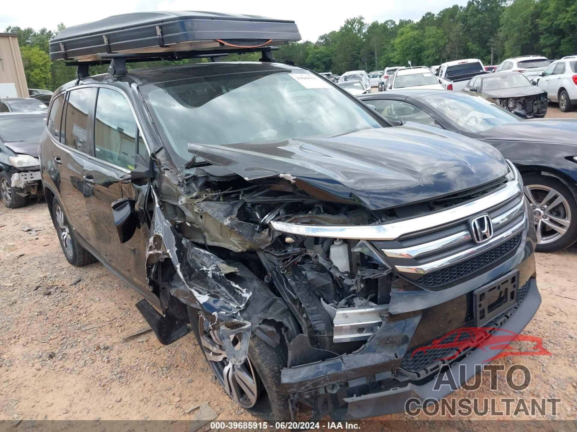 HONDA PILOT 2016 - 5FNYF6H59GB117723