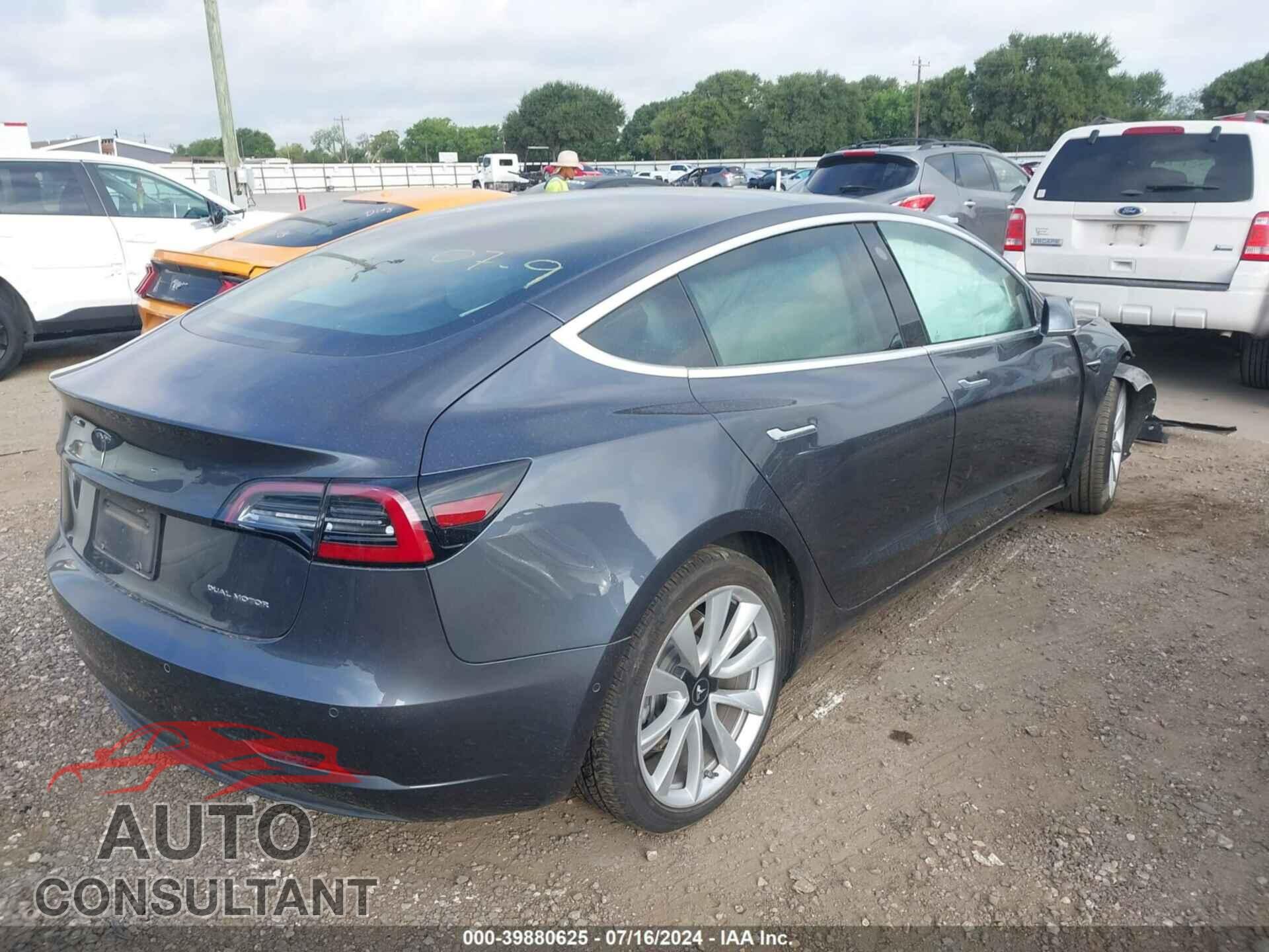 TESLA MODEL 3 2019 - 5YJ3E1EB9KF364792