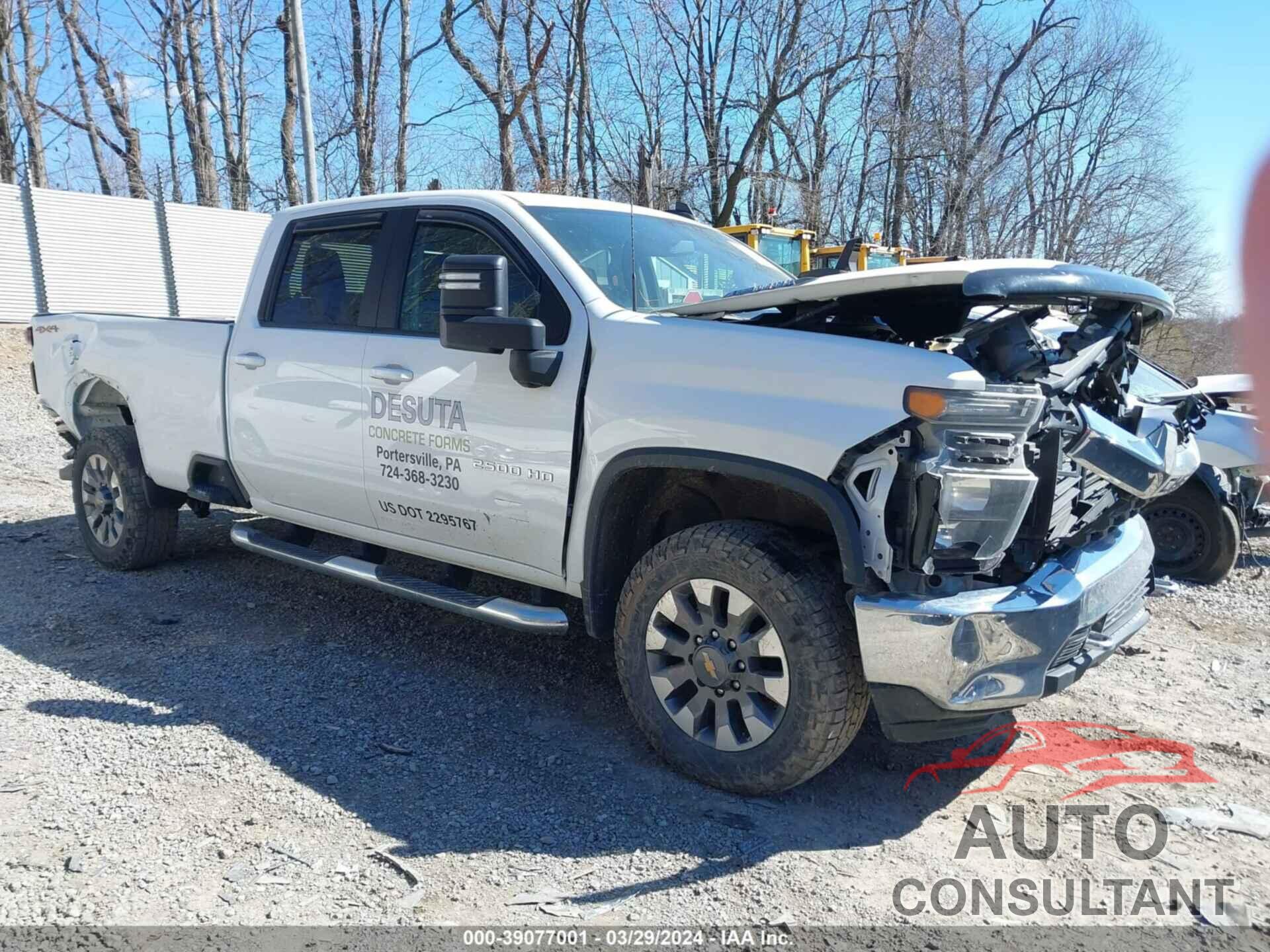 CHEVROLET SILVERADO 2500HD 2021 - 1GC4YNEY2MF206588