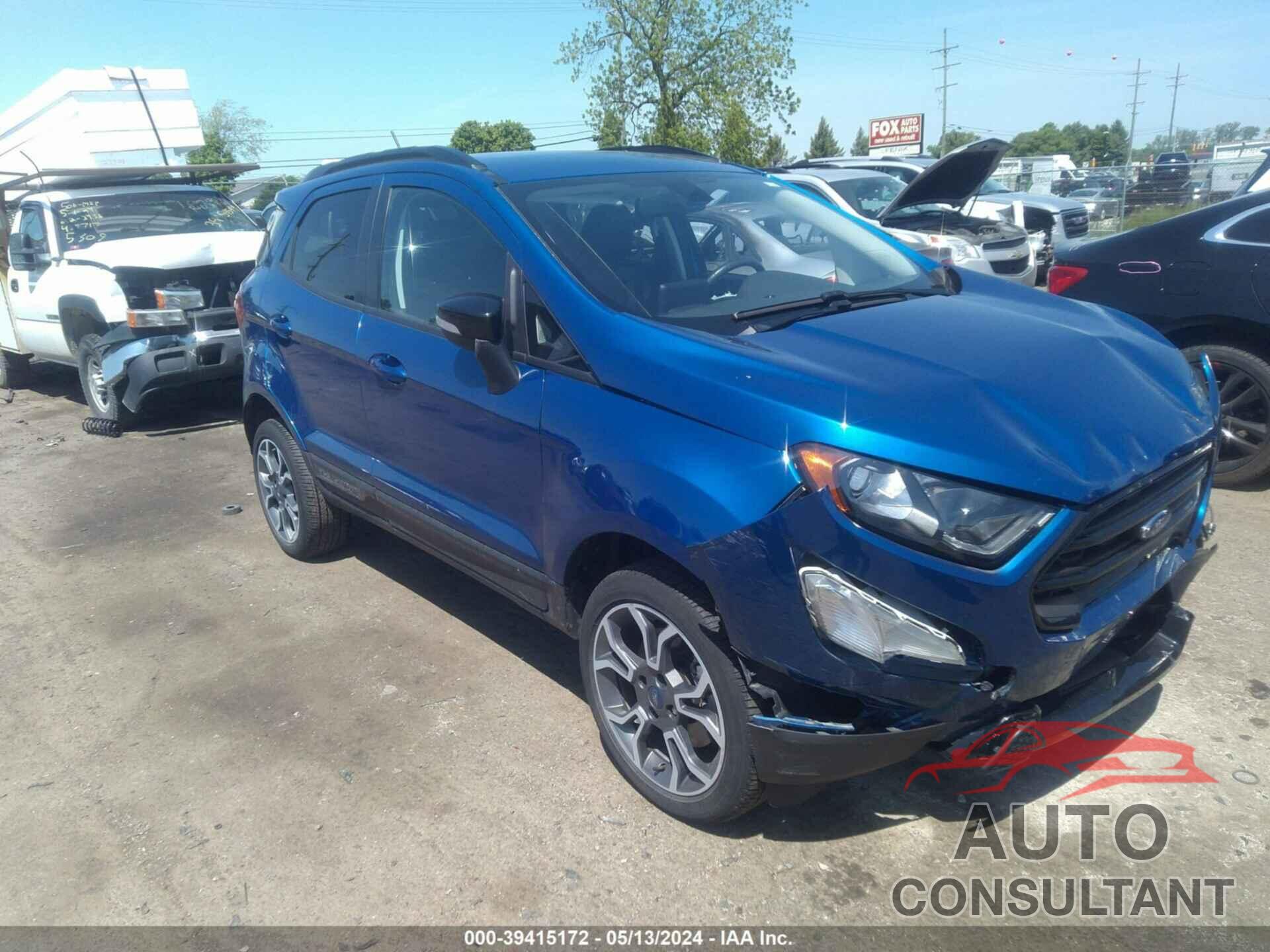 FORD ECOSPORT 2020 - MAJ6S3JL4LC330554