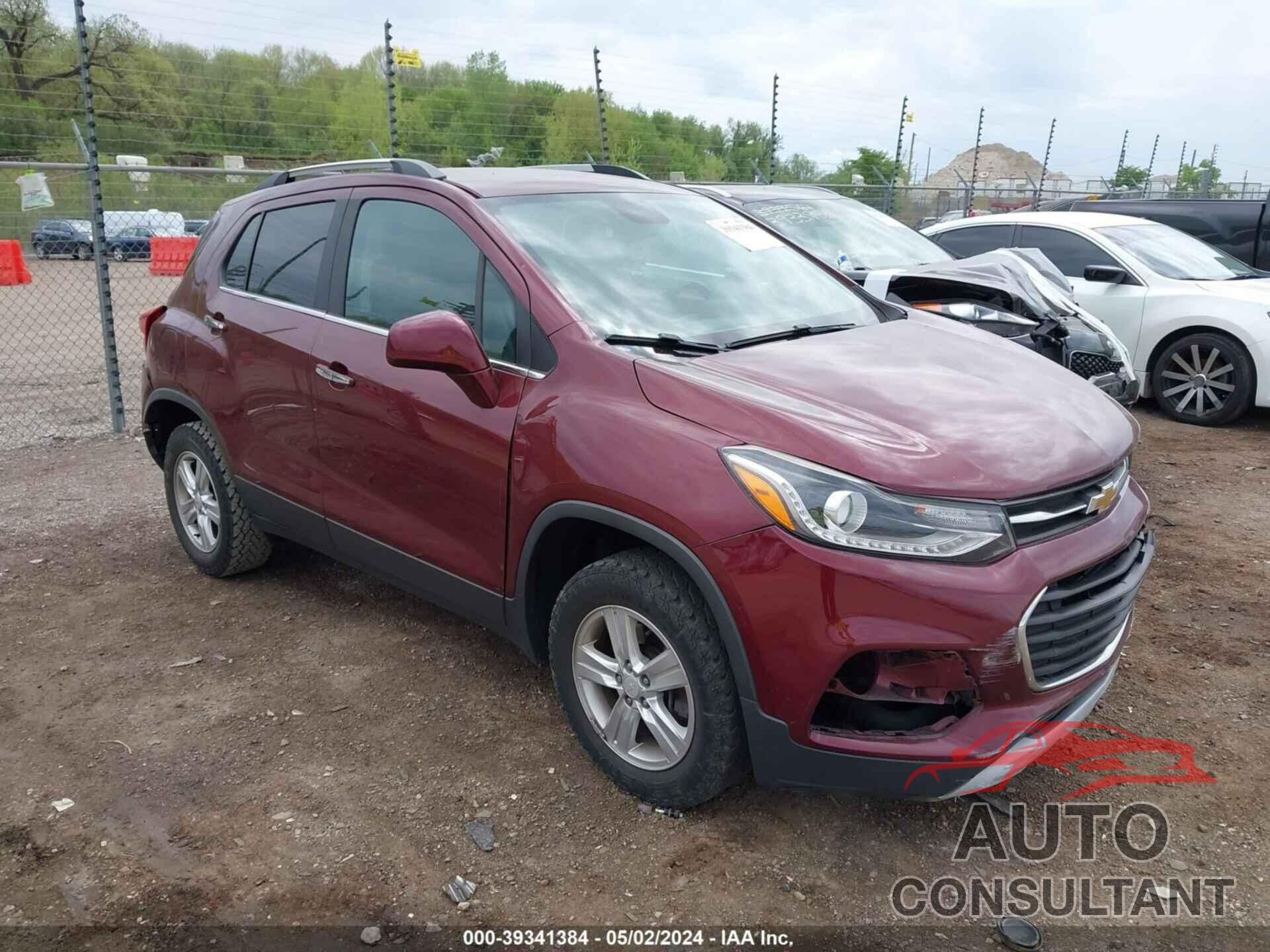 CHEVROLET TRAX 2017 - 3GNCJPSB8HL162112