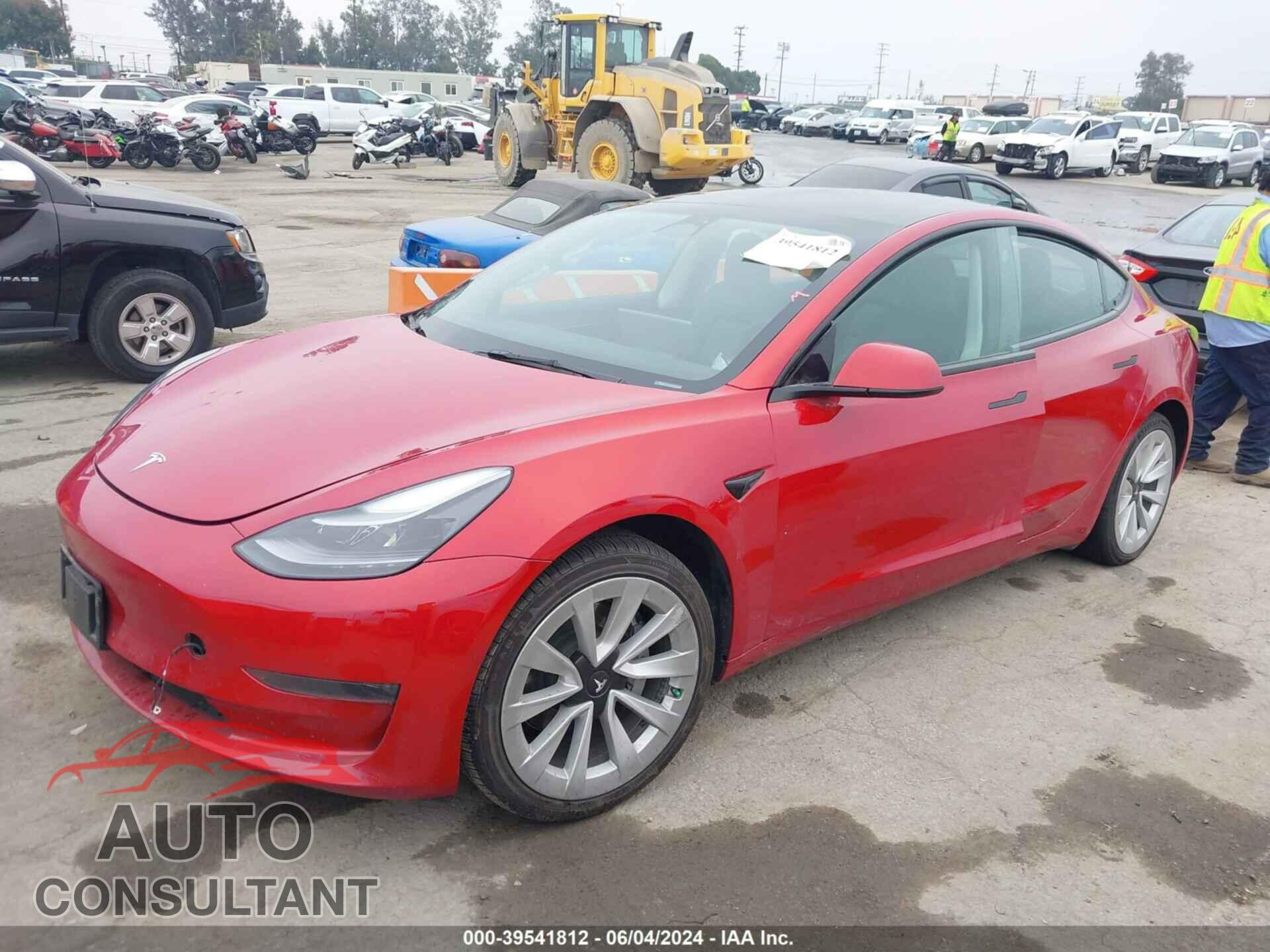 TESLA MODEL 3 2022 - 5YJ3E1EA7NF286086