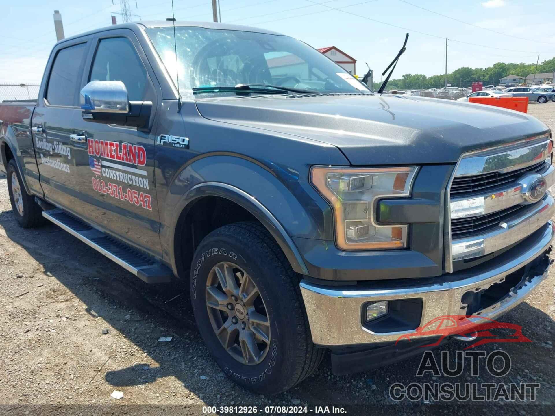 FORD F-150 2017 - 1FTFW1EF4HFB75503