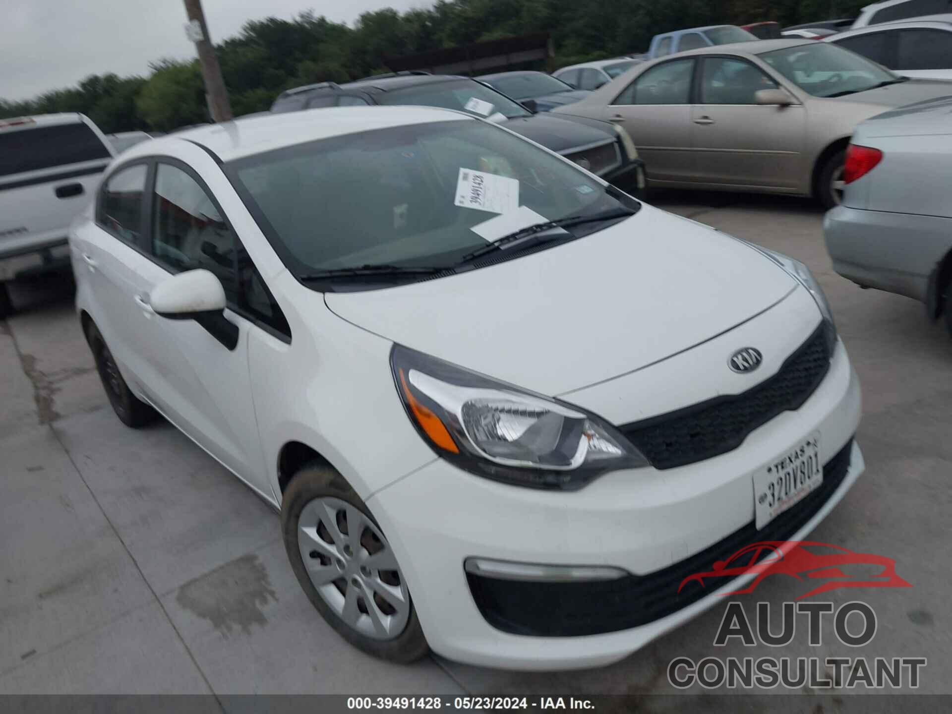 KIA RIO 2016 - KNADM4A32G6686679